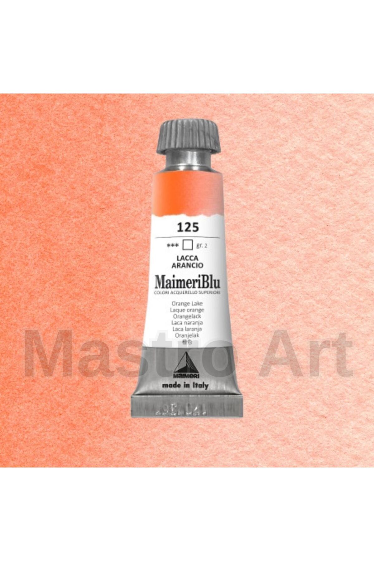 Maimeri Blu Pro Tüp Sulu Boya 12 ml S2 125 Orange Lake