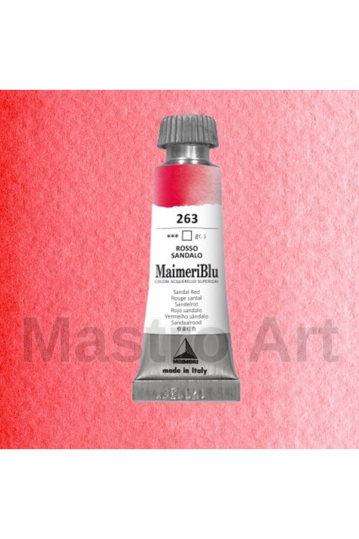 Maimeri Blu Pro Tüp Sulu Boya 12 ml S1 263 Sandal Red