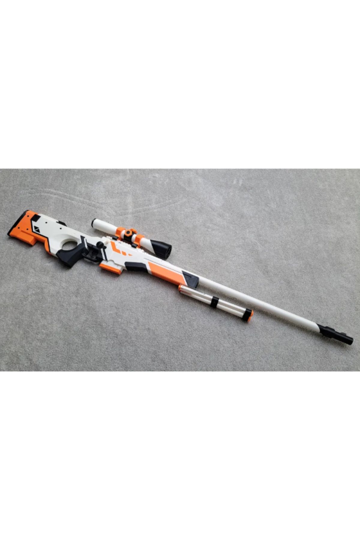 NOMOTHETIC AWP Asiimov Lastik Atan Tüfek – Dekoratif Oyuncak Model