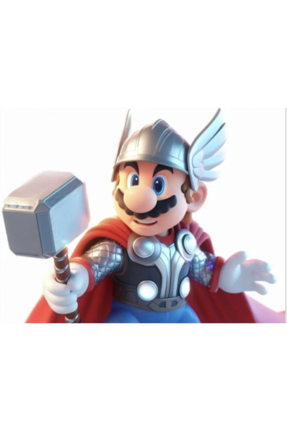 NOMOTHETIC Super Mario Thor Figürü – Eğlenceli Karakter Kombinasyonu