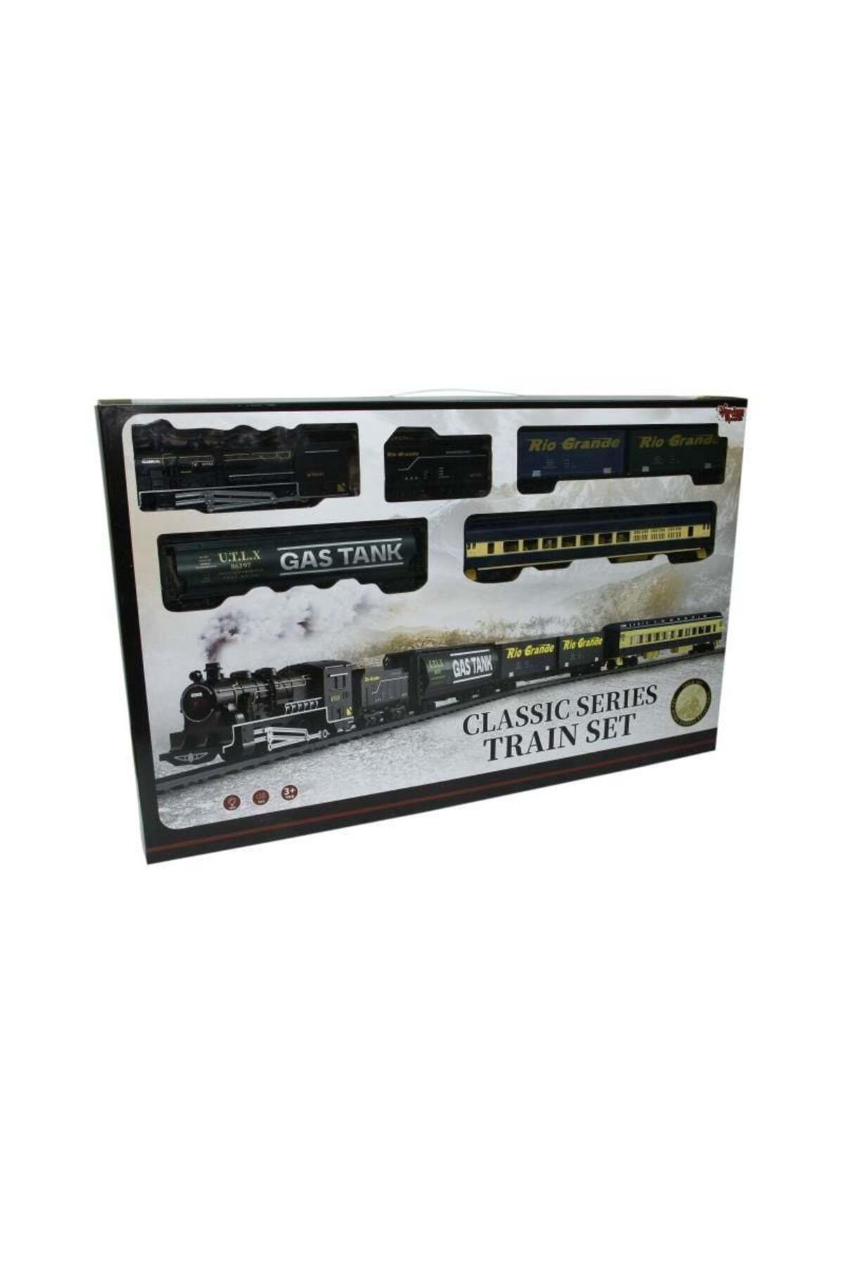 swilex IŞIKLI VE SESLİ 33 PCS CLASSİC TREN -vrz