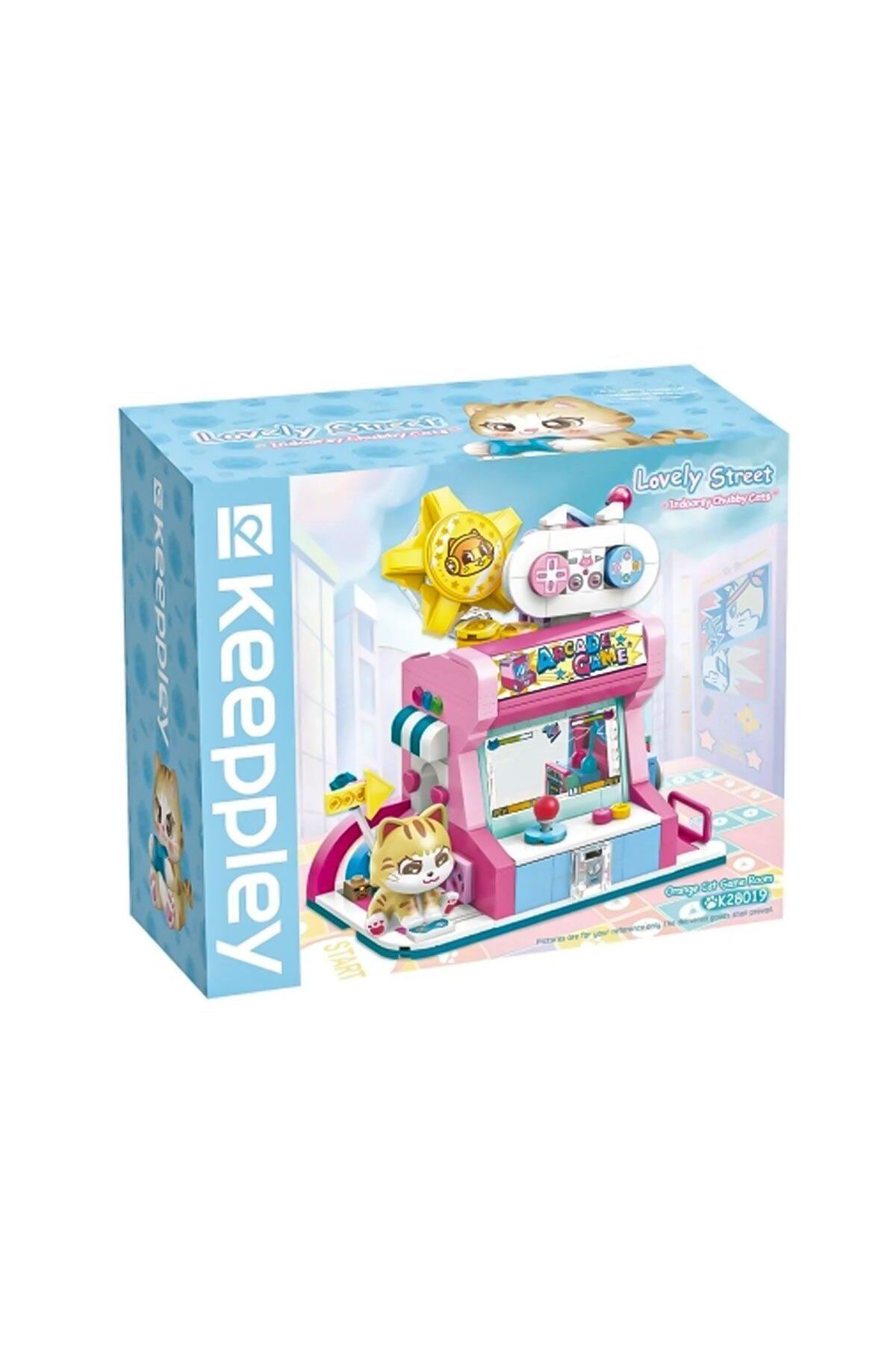 swilex KP28019 Keeppley Orange Cat Game Room Blok Seti