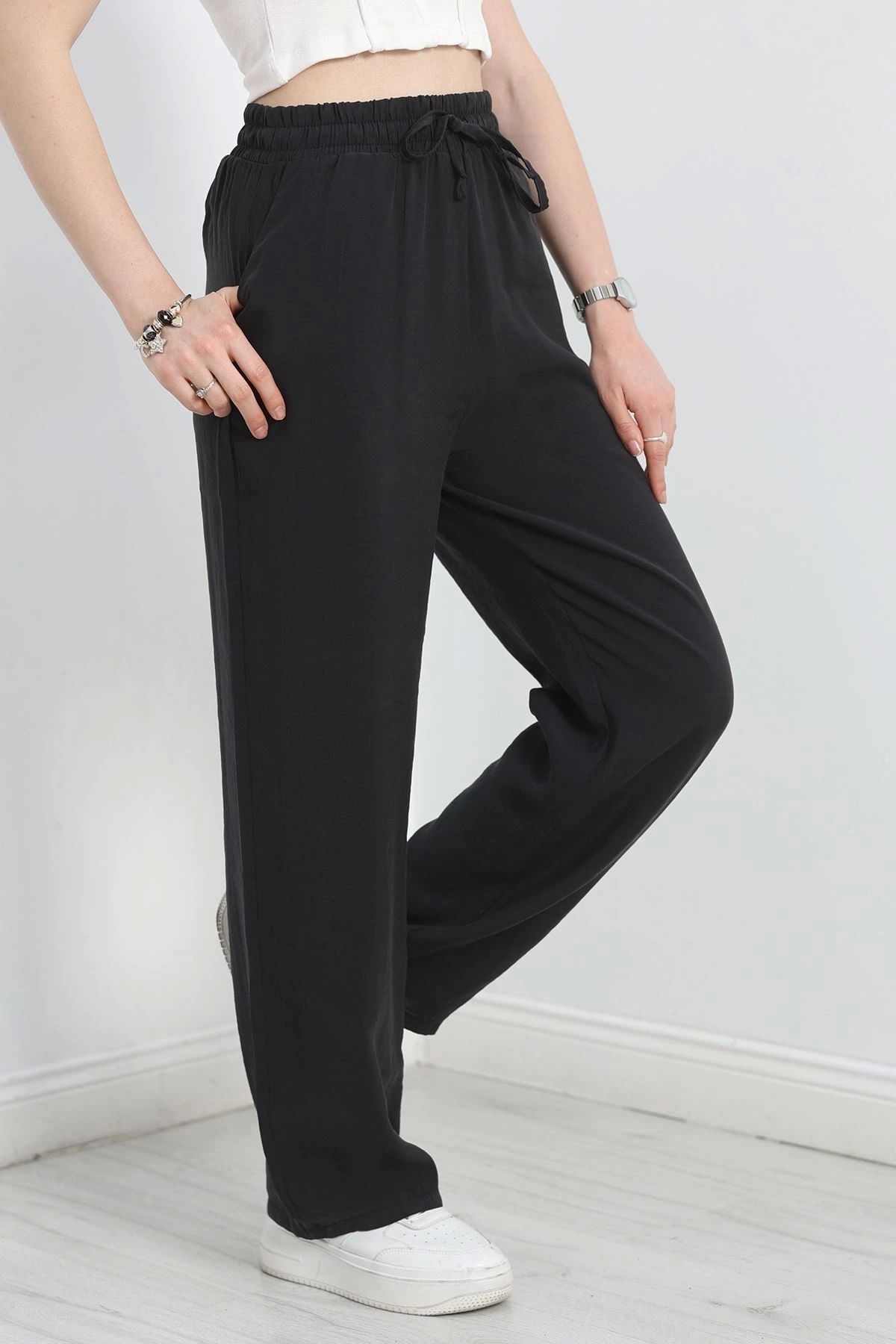 OurStyles Soft Yumuşak Dokulu Pantolon Siyah - 41200.1837.