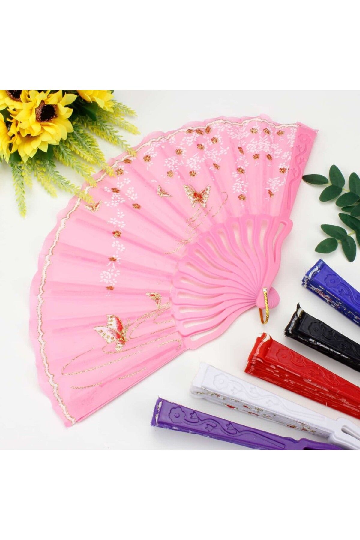 Kanonik Education Plastik Kumaş Yelpaze 12 li Karışık 040
