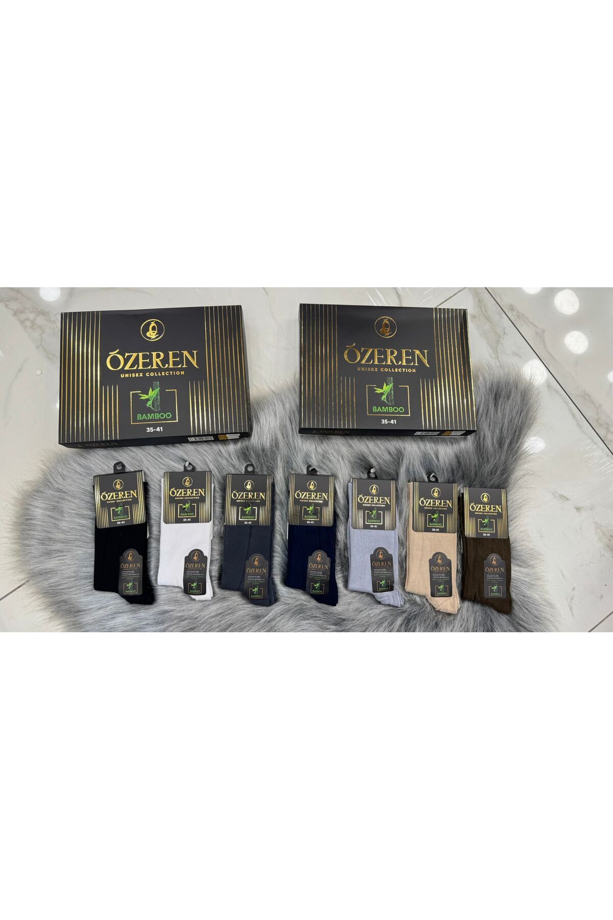 Fily İç Giyim ÖZEREN Lüx Bambu Unisex Çorap EKONOMİK PAKET (12 ADET)