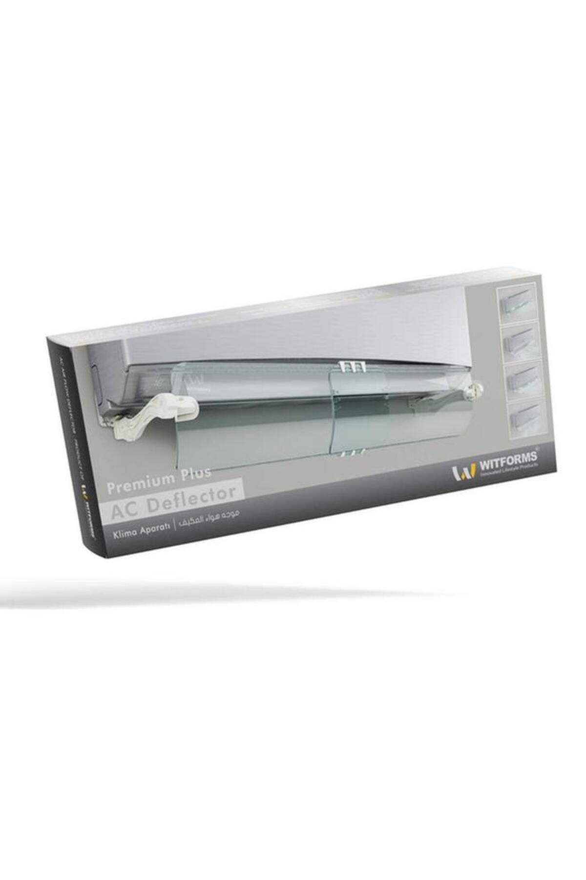 Generic-Witforms Premium Plus Multiple Installation Curvy Wide Split AC Air Flow Deflector Clear 4967 1
