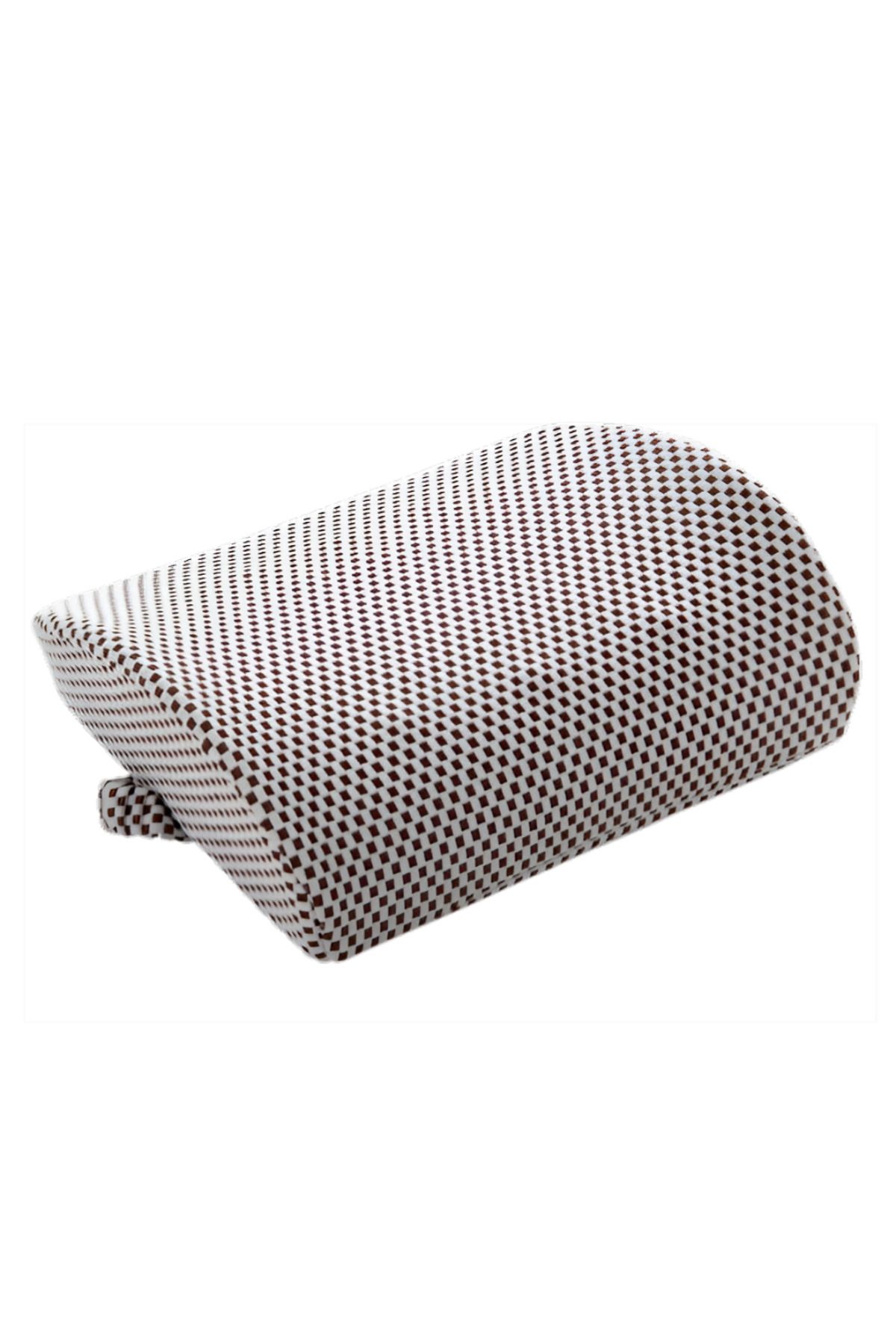 micasa-Lumbar Durable High Quality Back Support Memory Foam Ortho Pillow White and Black 1