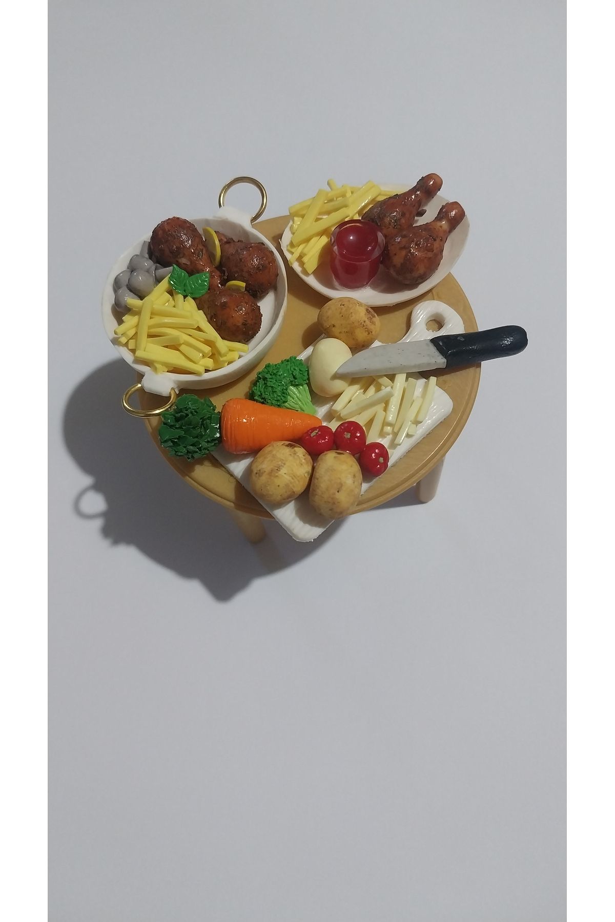 SYLVANIAN FAMILIES El yapımı minyatür patates &tavuk set