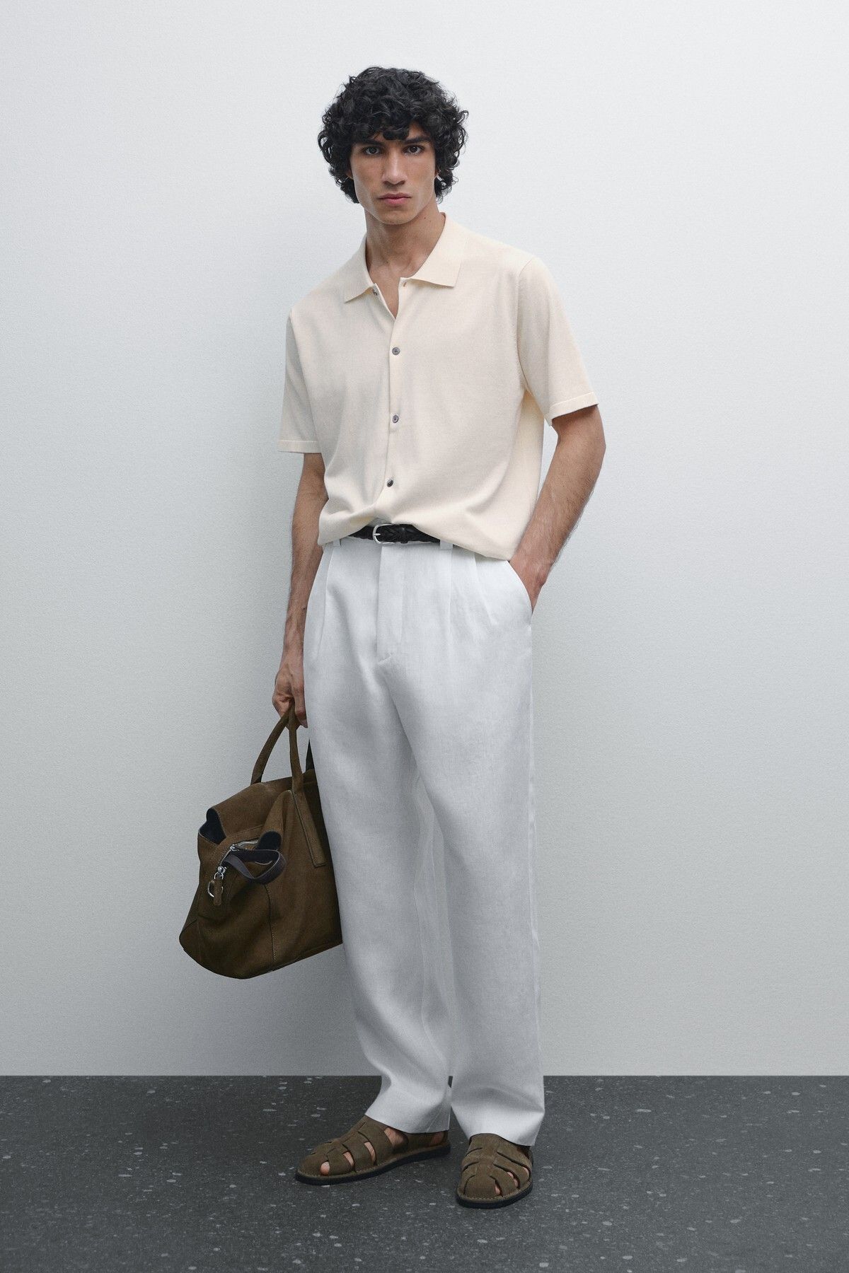 Massimo Dutti Polo yaka triko hırka