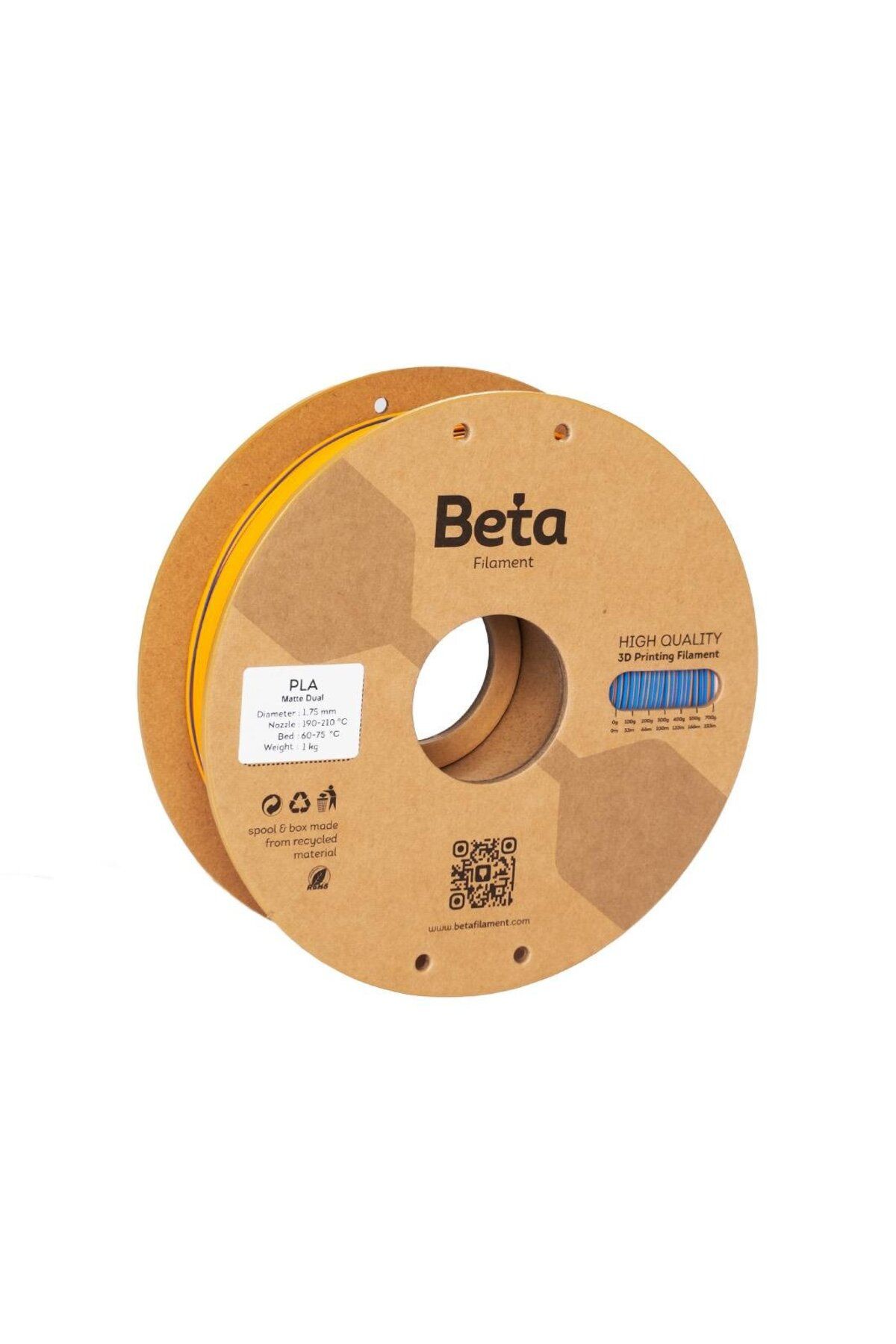 Beta Filament Beta PLA Matte Magic Blue-Orange