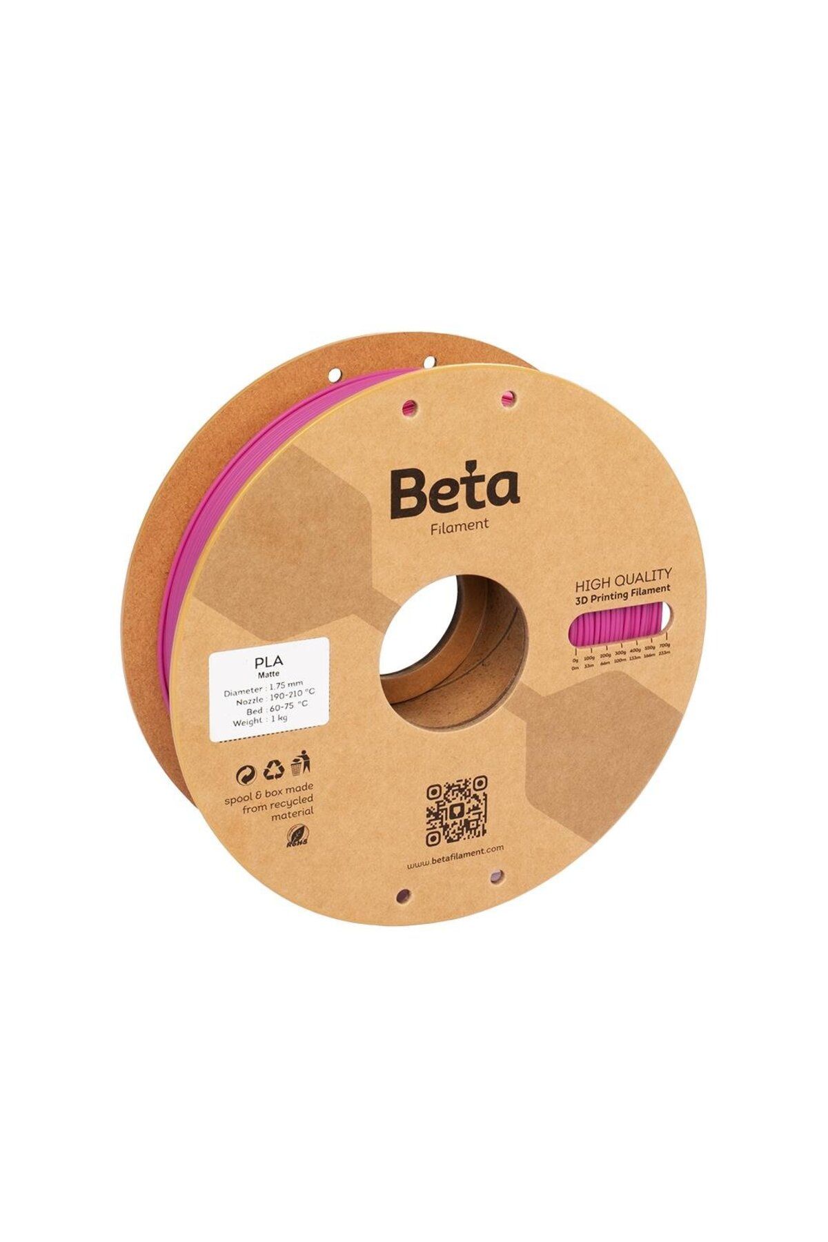 Beta Filament Beta PLA-Matte Filament Peach