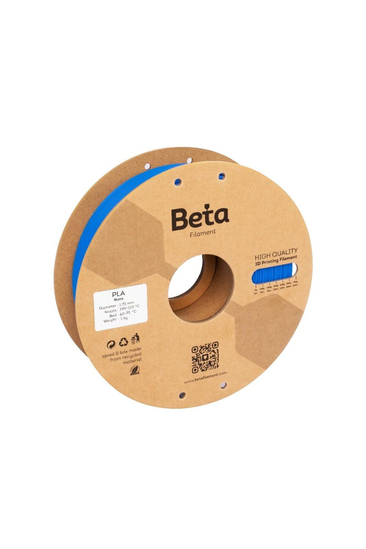 Beta Filament Beta PLA-Matte Filament Sapphire Blue