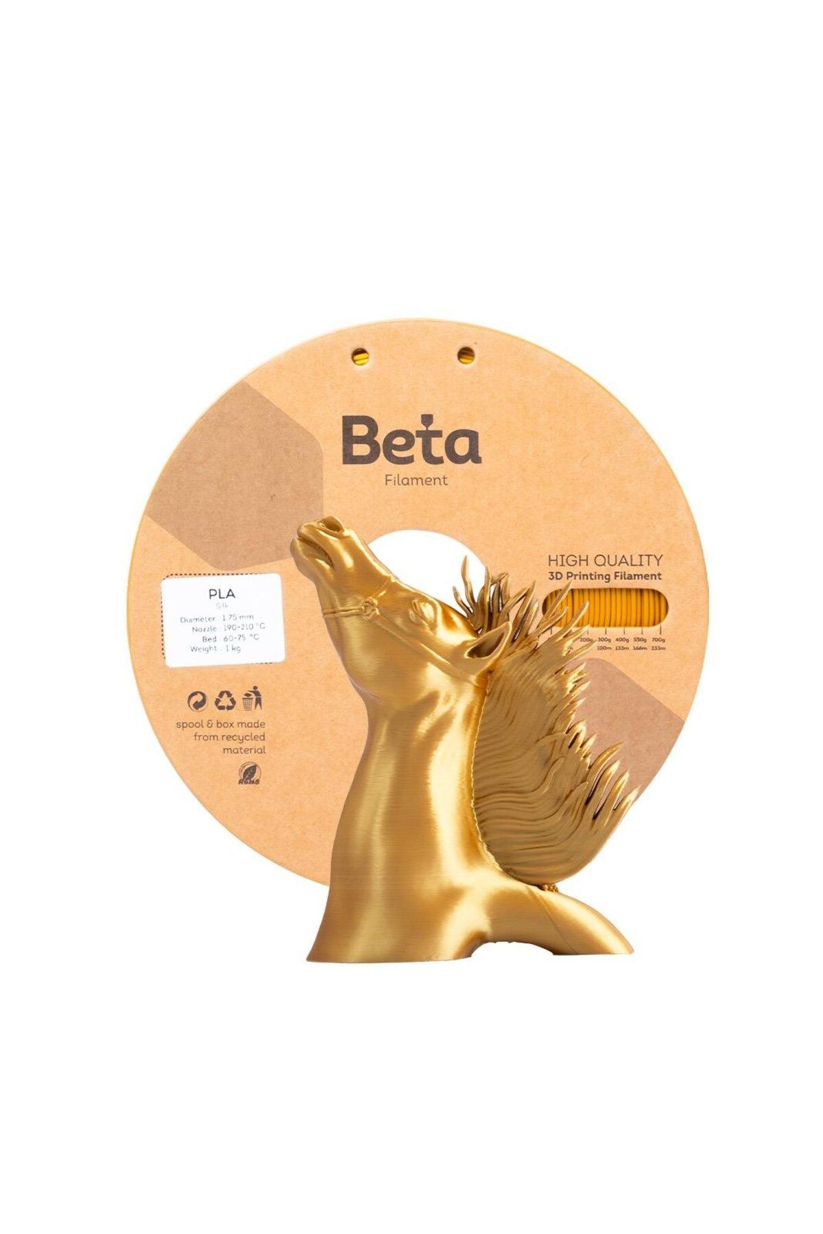 Beta Filament Beta PLA-Silk Filament Gold