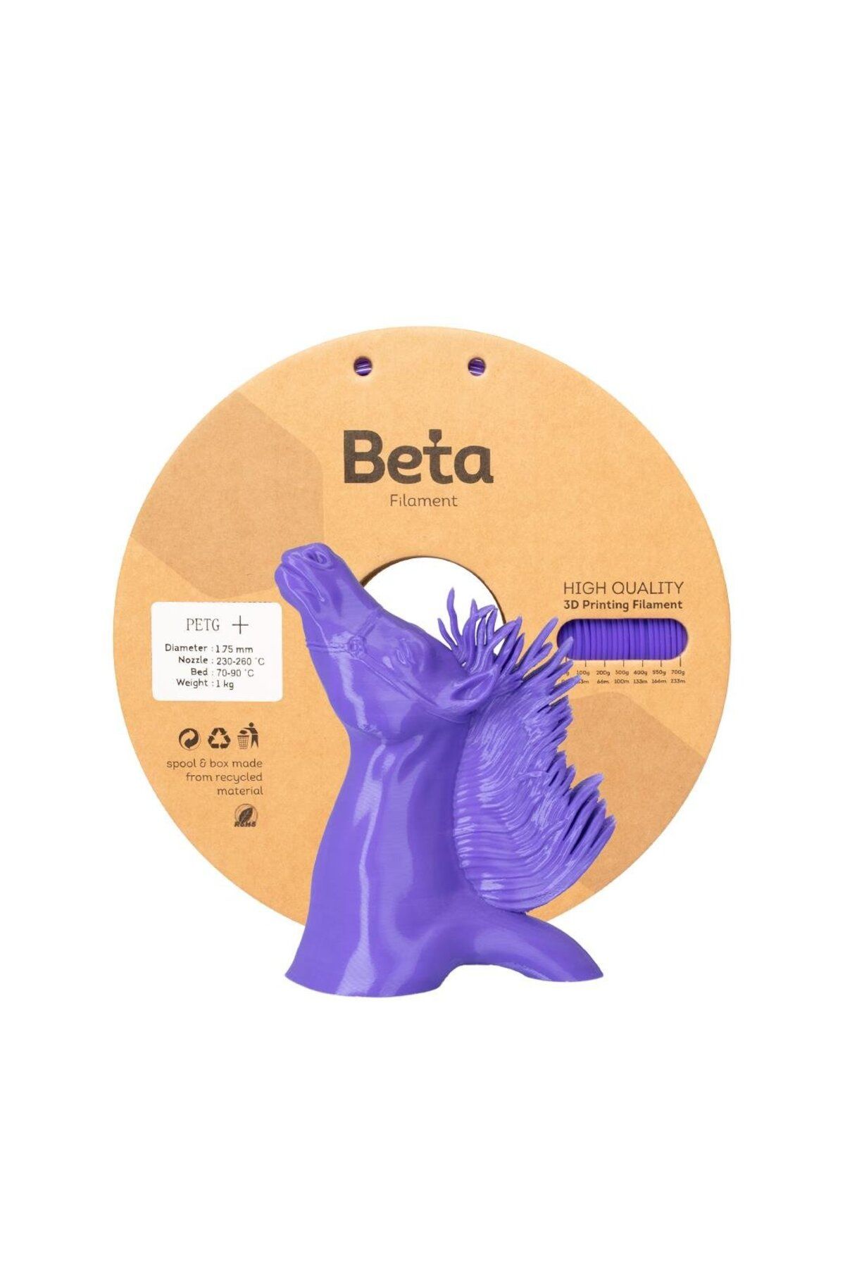 Beta Filament Beta PETG+ Filament Purple