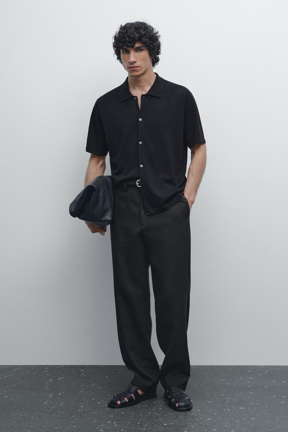 Massimo Dutti Polo yaka triko hırka