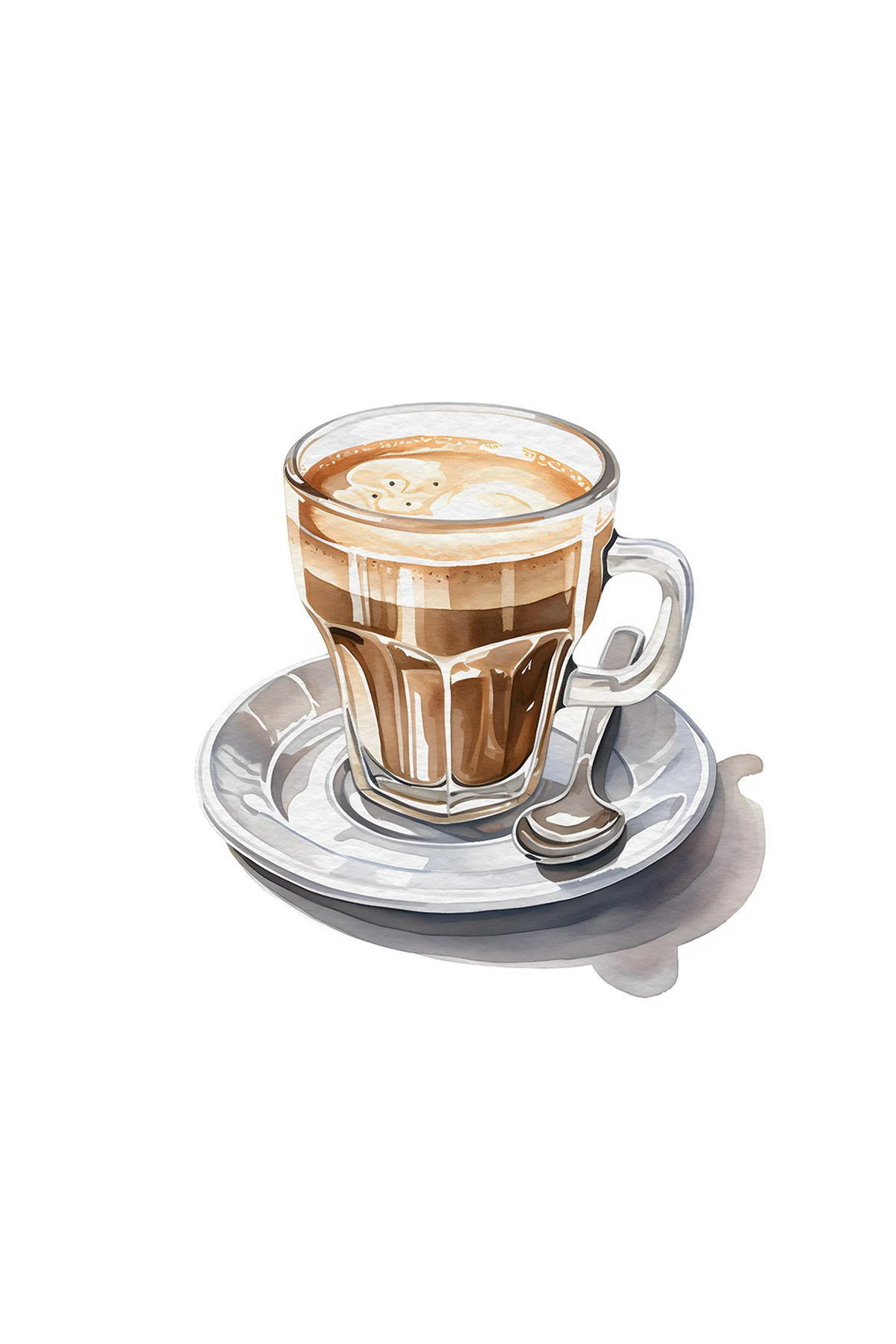 INOVATIX Set De 8 Bucăți, Autocolant Pentru Ceașcă De Espresso, Inovatix . 6 Cm - 6 x 6