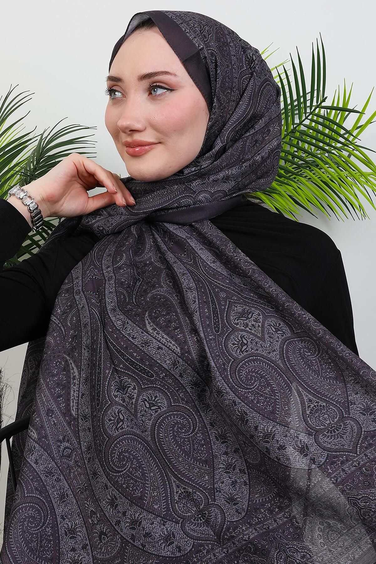 giz astore Dijital Soft Şal Acı Kahve