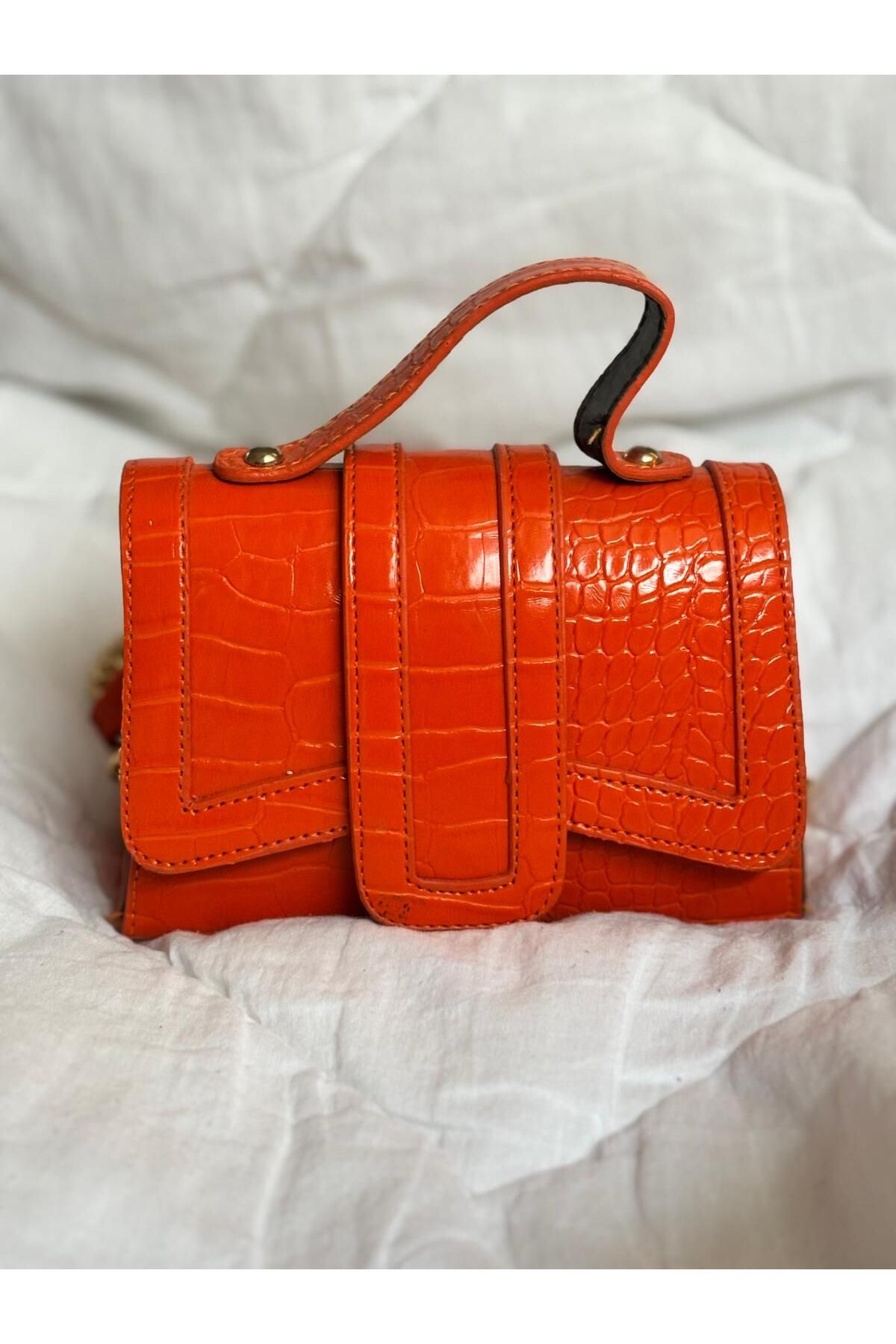 MODA Turuncu Mini Çanta