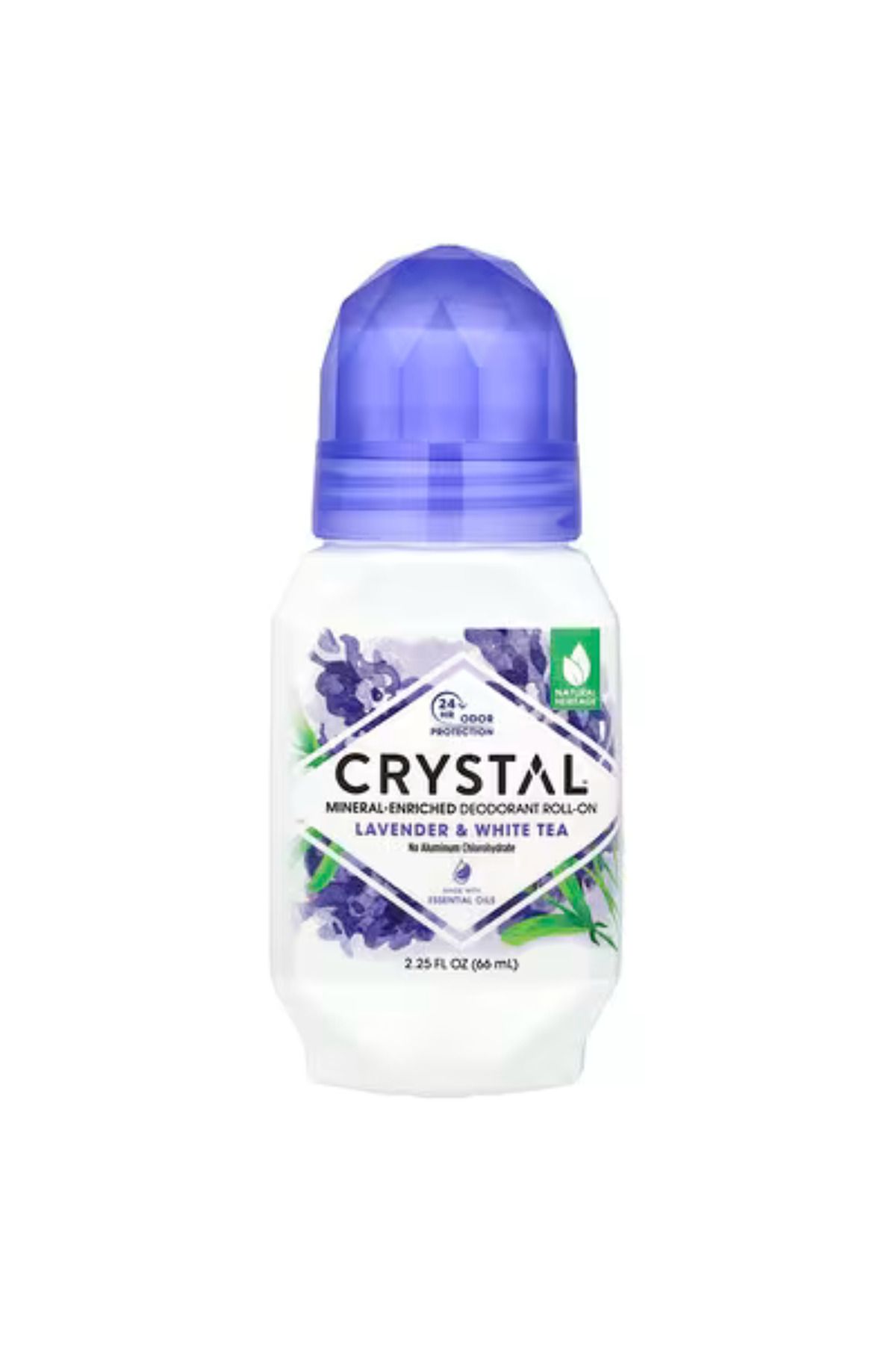 CRYSTAL Lavanta ve Beyaz Çaylı Deodorant Roll On 66 ML
