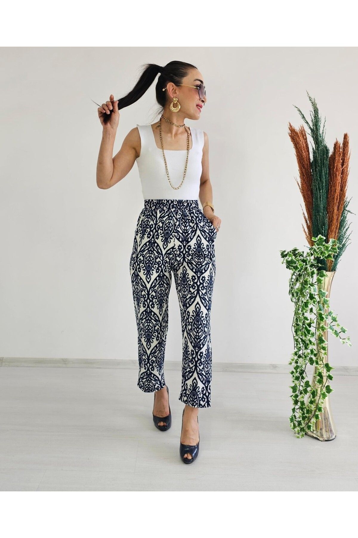 6 butik altı üstü butik Havuç Paça Pantolon