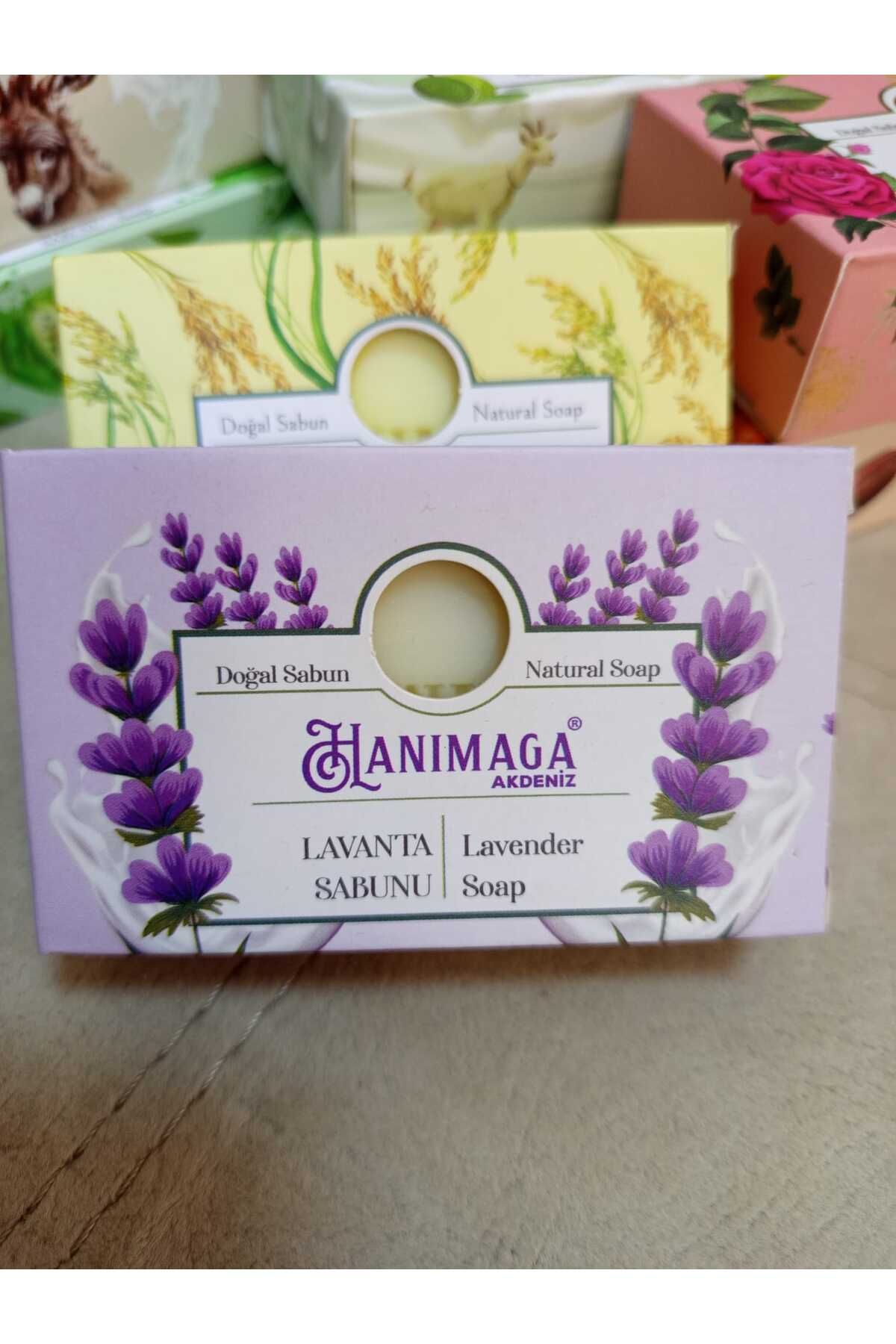hanımağa akdeniz Doğal Lavanta Sabunu 100 Gr. (Nemlendirici Etkili)