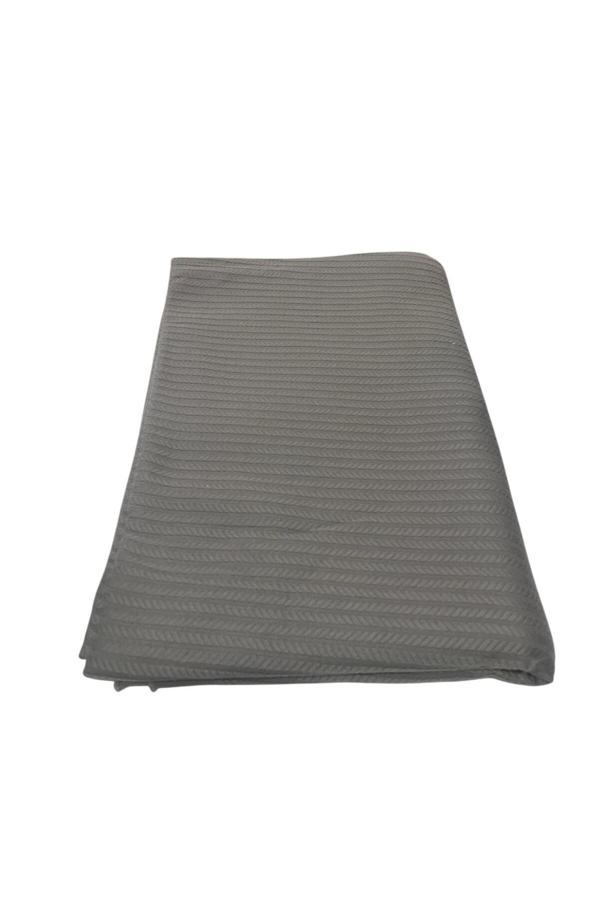 CENGİZ ÇEYİZ Örgü Düz Renk Tek Kişilik Yazlık Pike 160x240 cm 65874