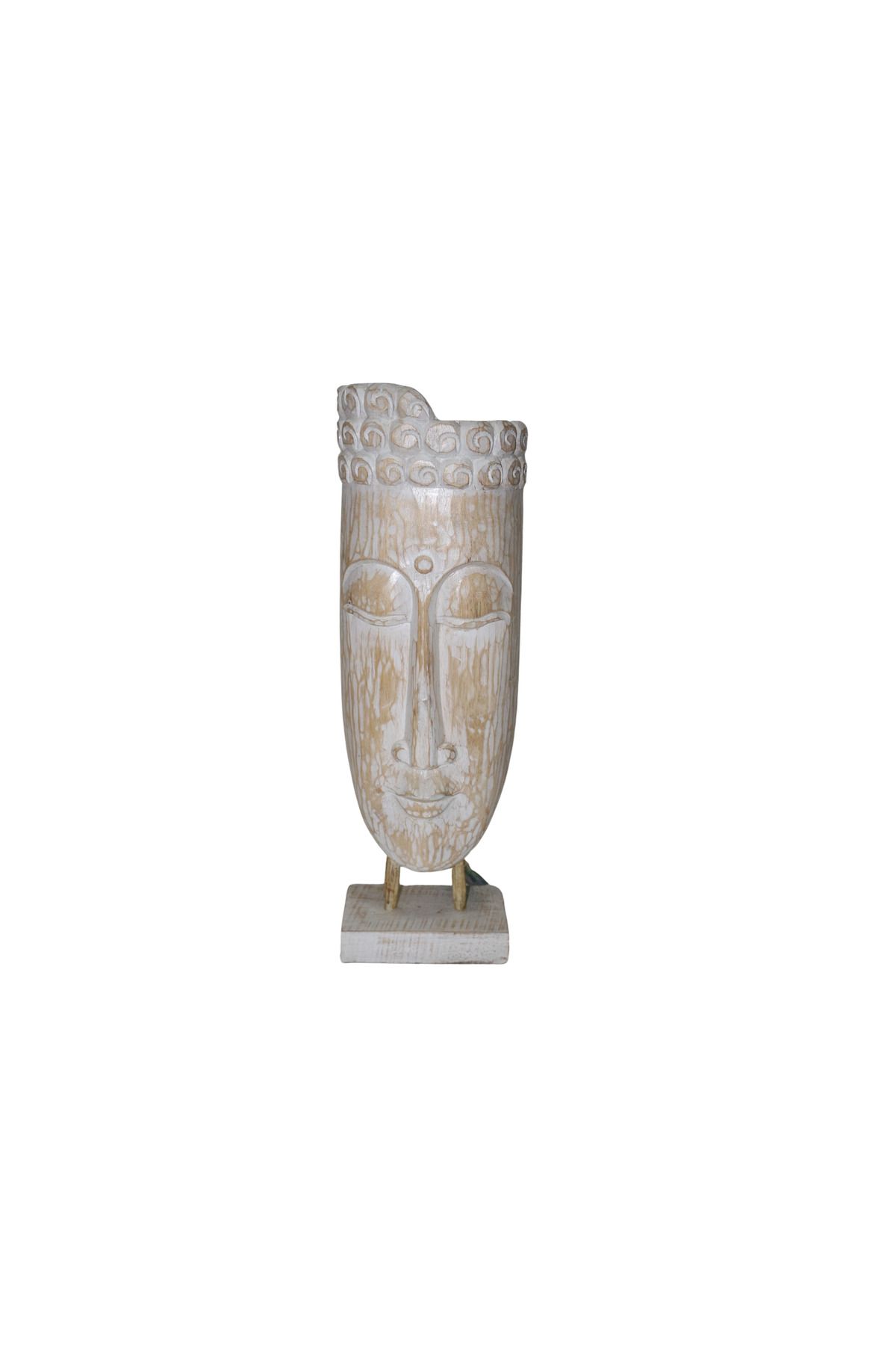 shop AHŞAP DEKORATİF BÜYÜK BUDA MASK 60CM ALBIZIA WOOD