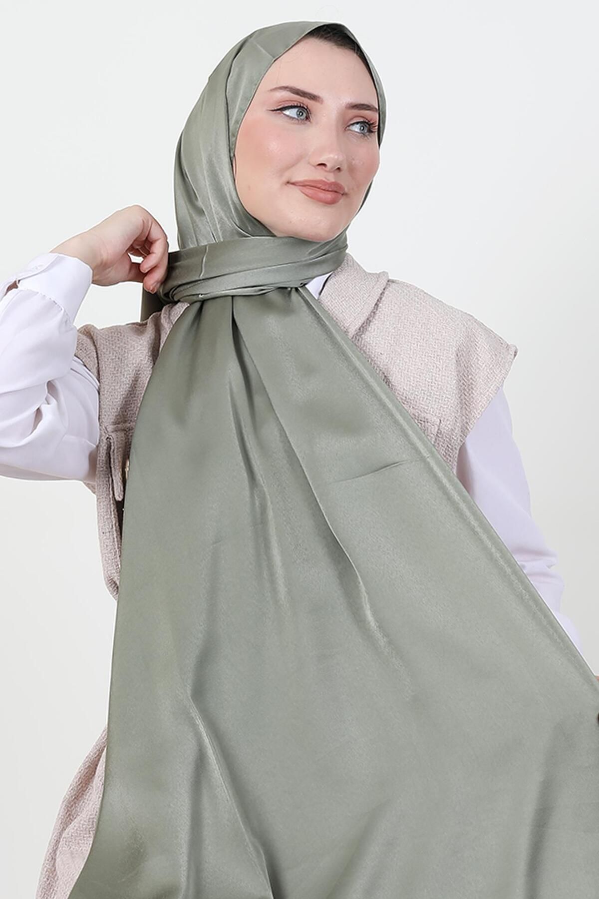 giz astore Model Saten Şal Haki