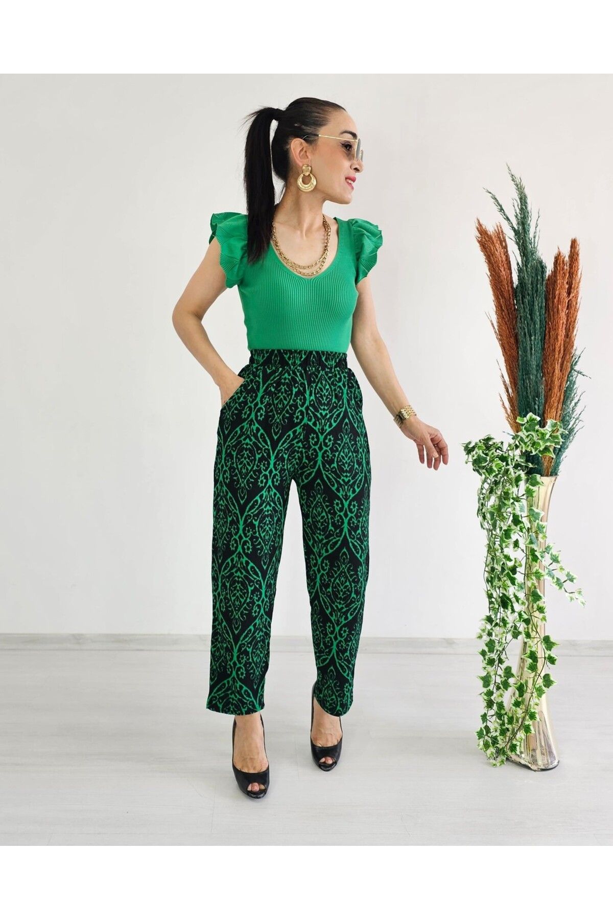 6 butik altı üstü butik Havuç Paça Pantolon