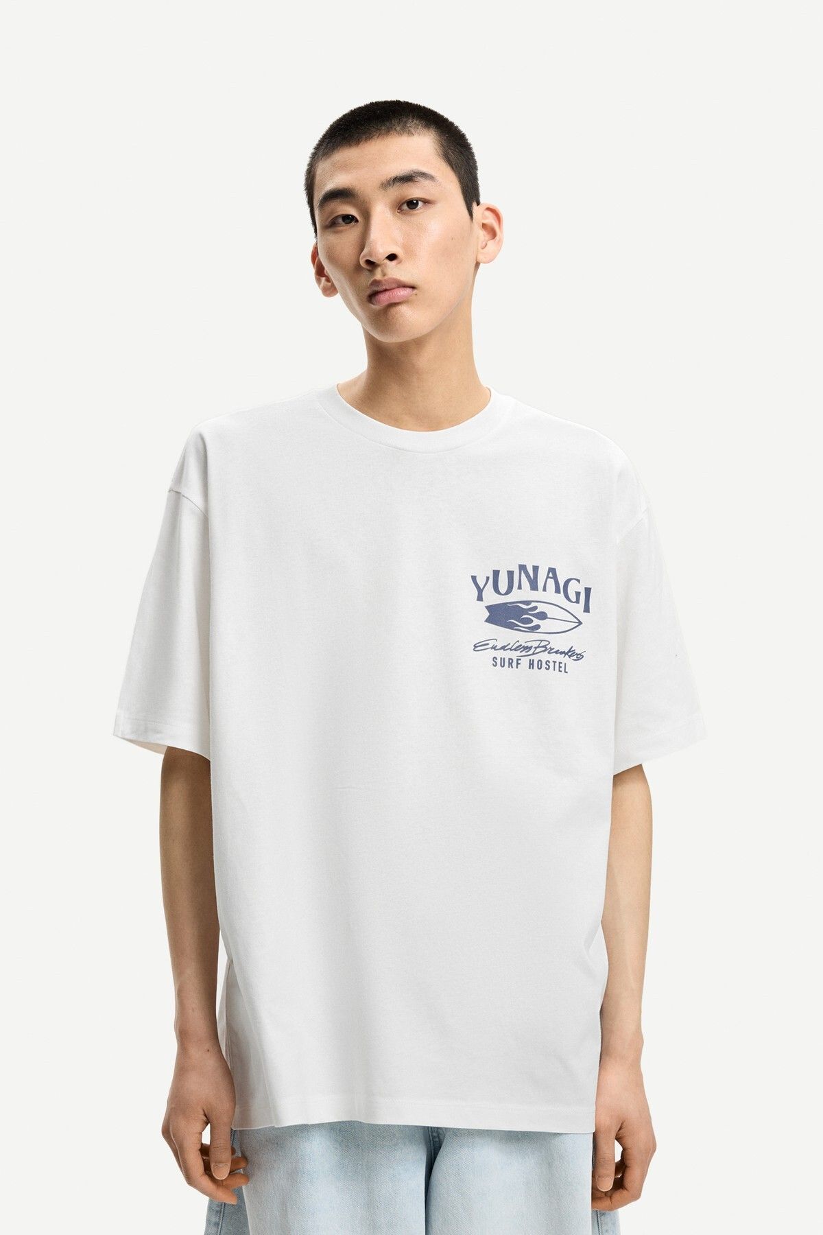 Bershka Kısa kollu baskılı tişört