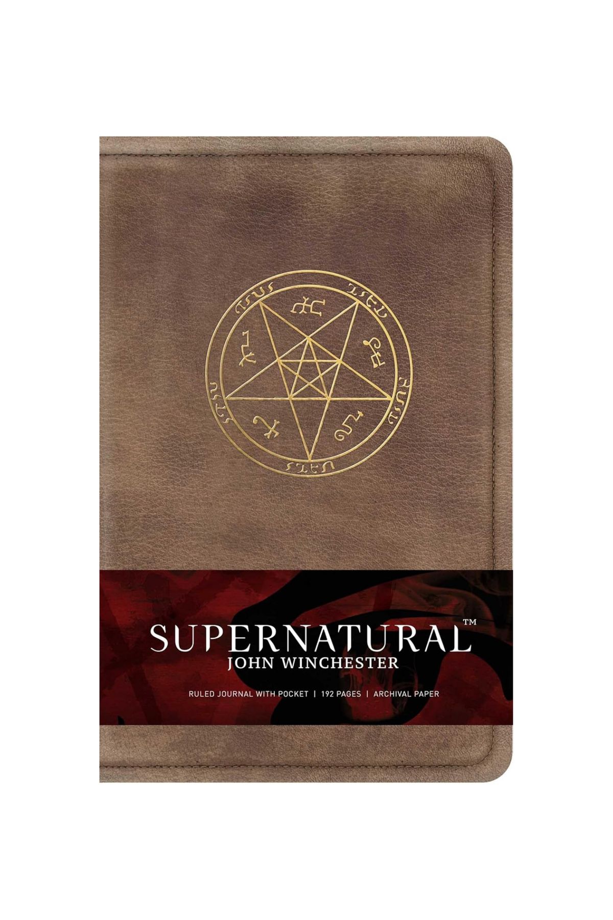 kürkçü Supernatural: John Winchester Hardcover Ruled Journal Defter