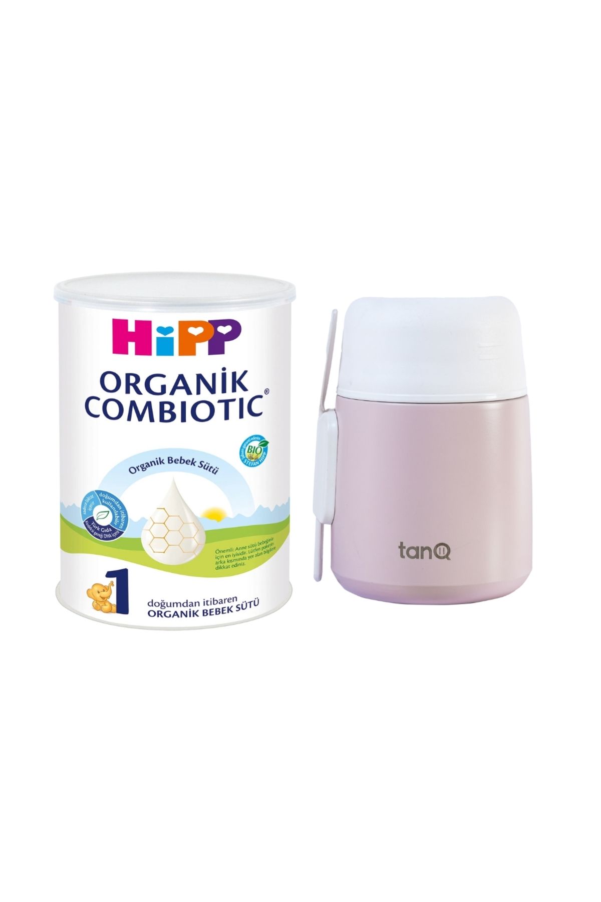 Hipp 1 Organik Combiotic Bebek Sütü 350 gr - Ömür Boyu Garantili Bento Paslanmaz Çelik Mama Termosu