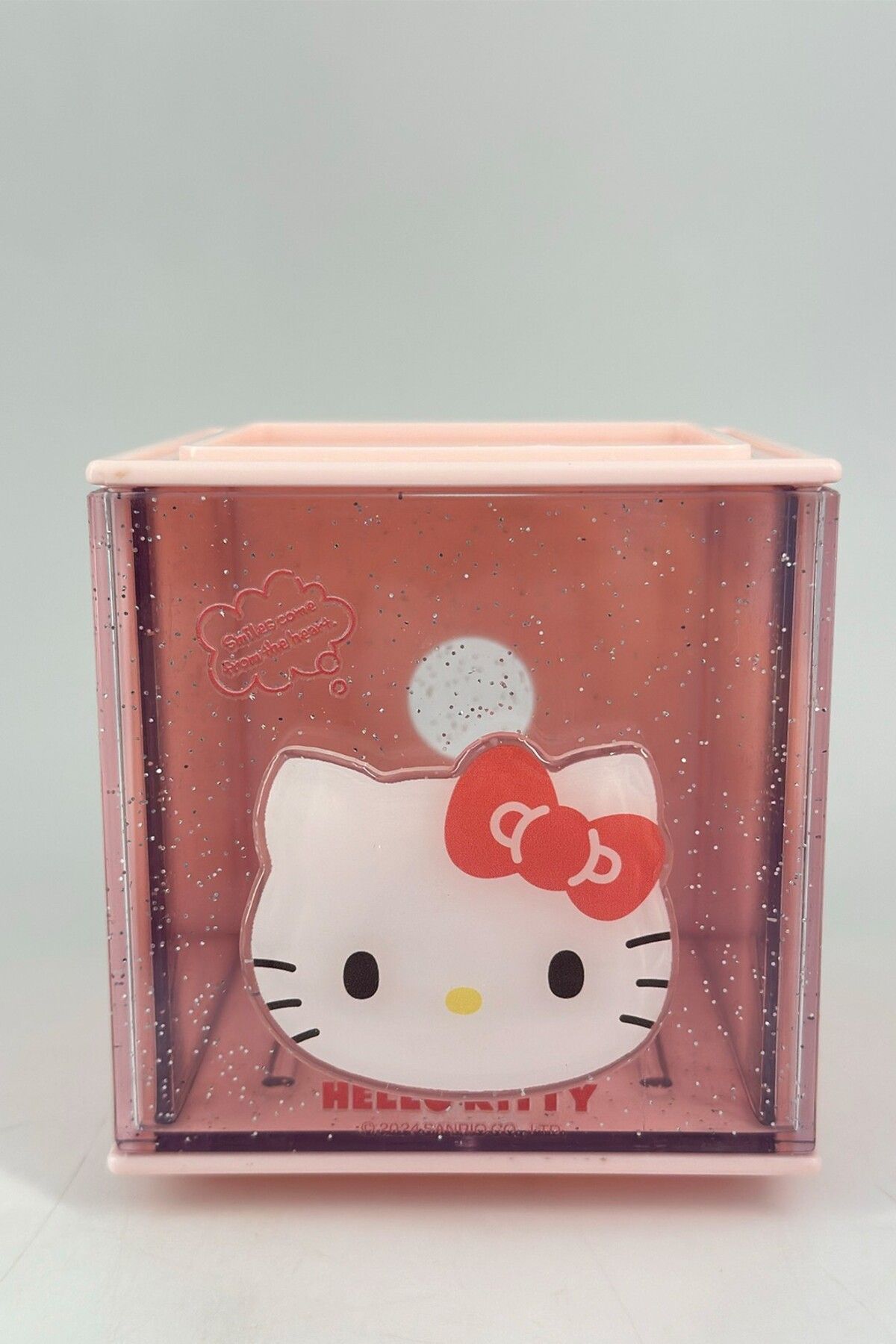 Miniso Sanrio Lisanslı Akrilik Saklama Kutusu (Hello Kitty)