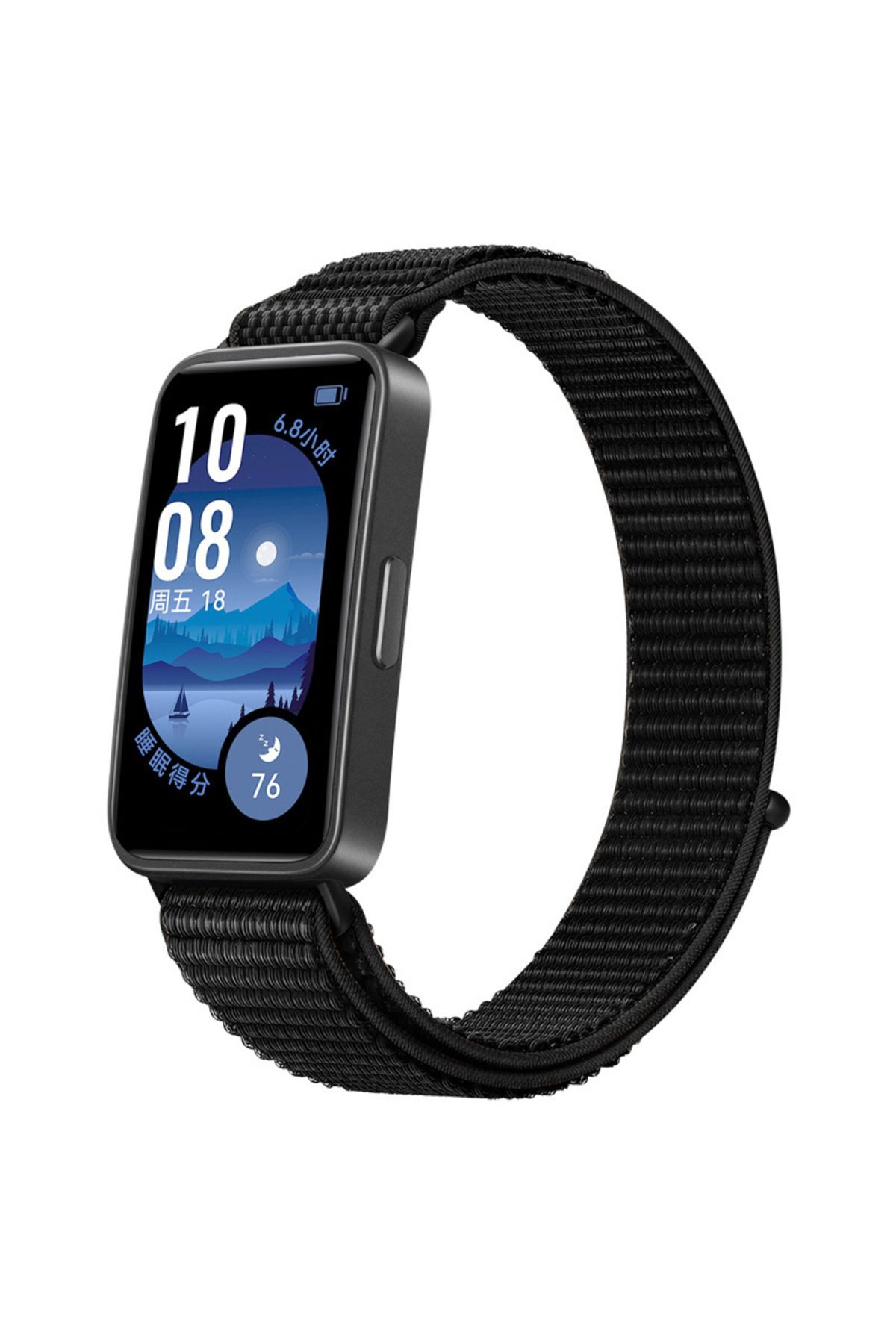 Dexmon Huawei Band 8 / 9 / 10 Uyumlu Hasır Örgü İnce Kumaş Cırtlı Kordon Bileklik