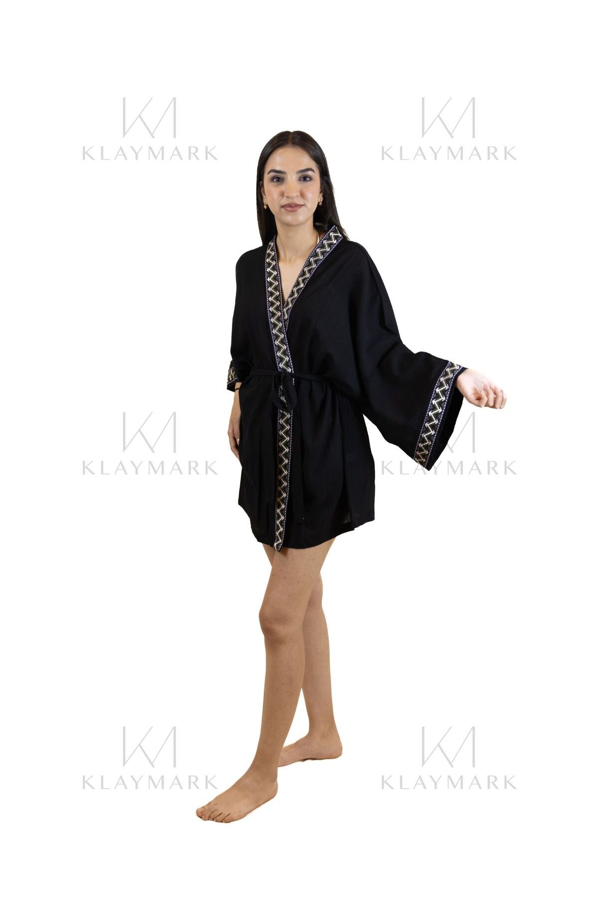 KLAYMARK Silley Kısa Kimono