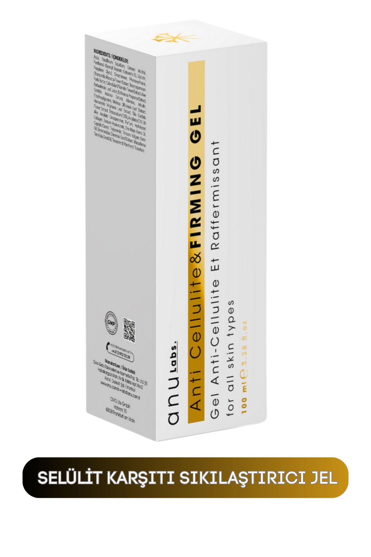 Anulabs Anu Labs Anti Cellulite & Firming Gel Selülit Karşıtı ve Sıkılaştırıcı Jel 100 ml