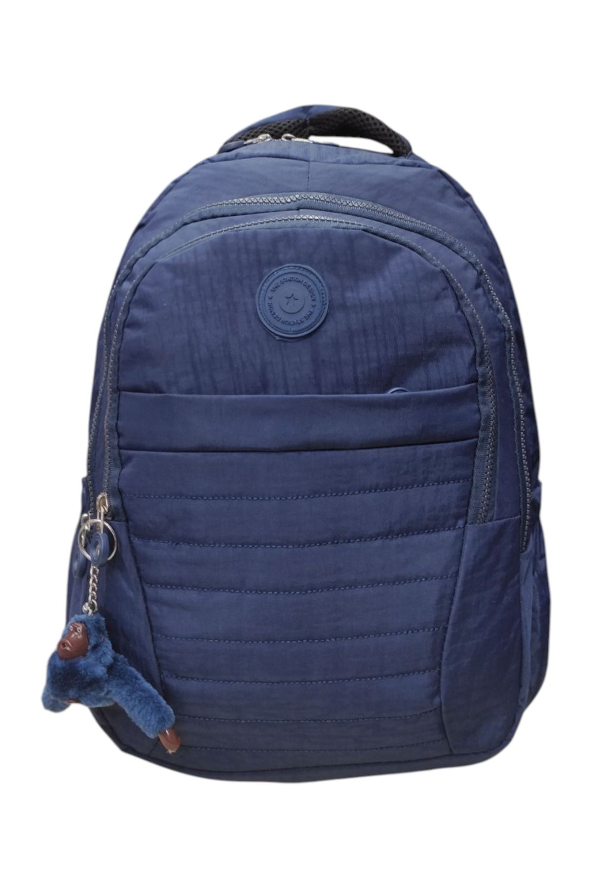 Dadacuq Krinkıl Kumaş Lüks Spor Günlük Okul 4 Bölmeli Sırt Çantası Outdoor