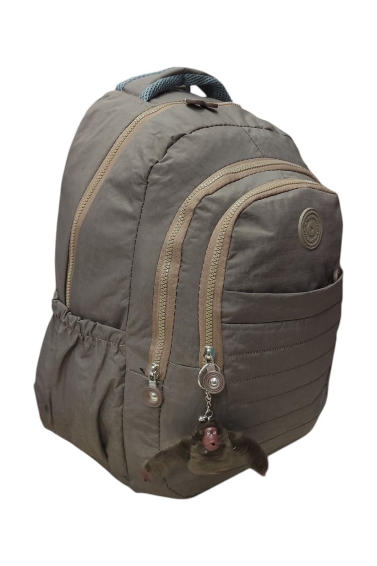 Dadacuq Krinkıl Kumaş Lüks Spor Günlük Okul 4 Bölmeli Sırt Çantası Outdoor