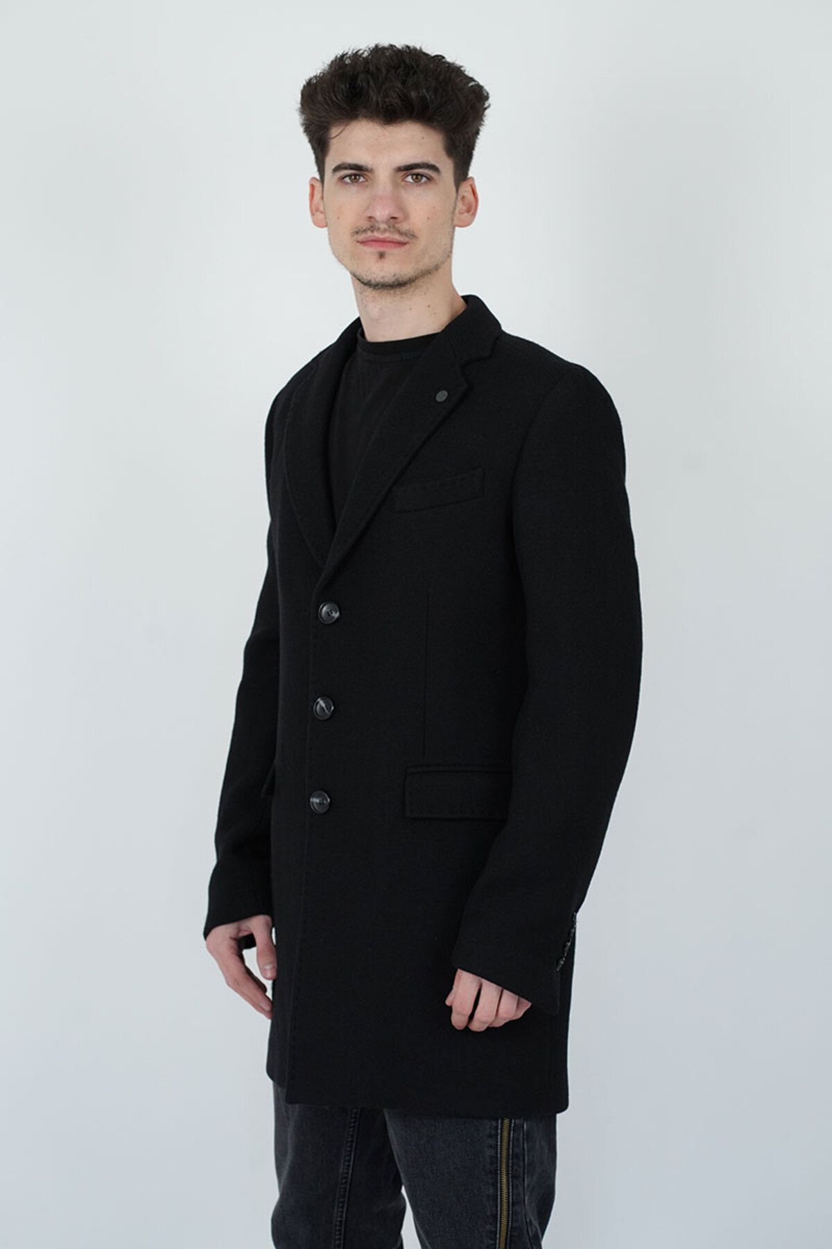 EXAGON-REGULAR FIT COAT - XAGON - BEIGE, 54 3