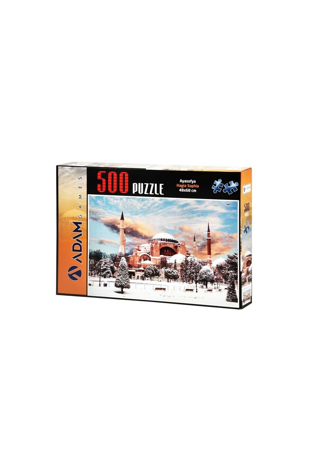 EDKZEKA Karlı Ayasofya 500 Parça Puzzle