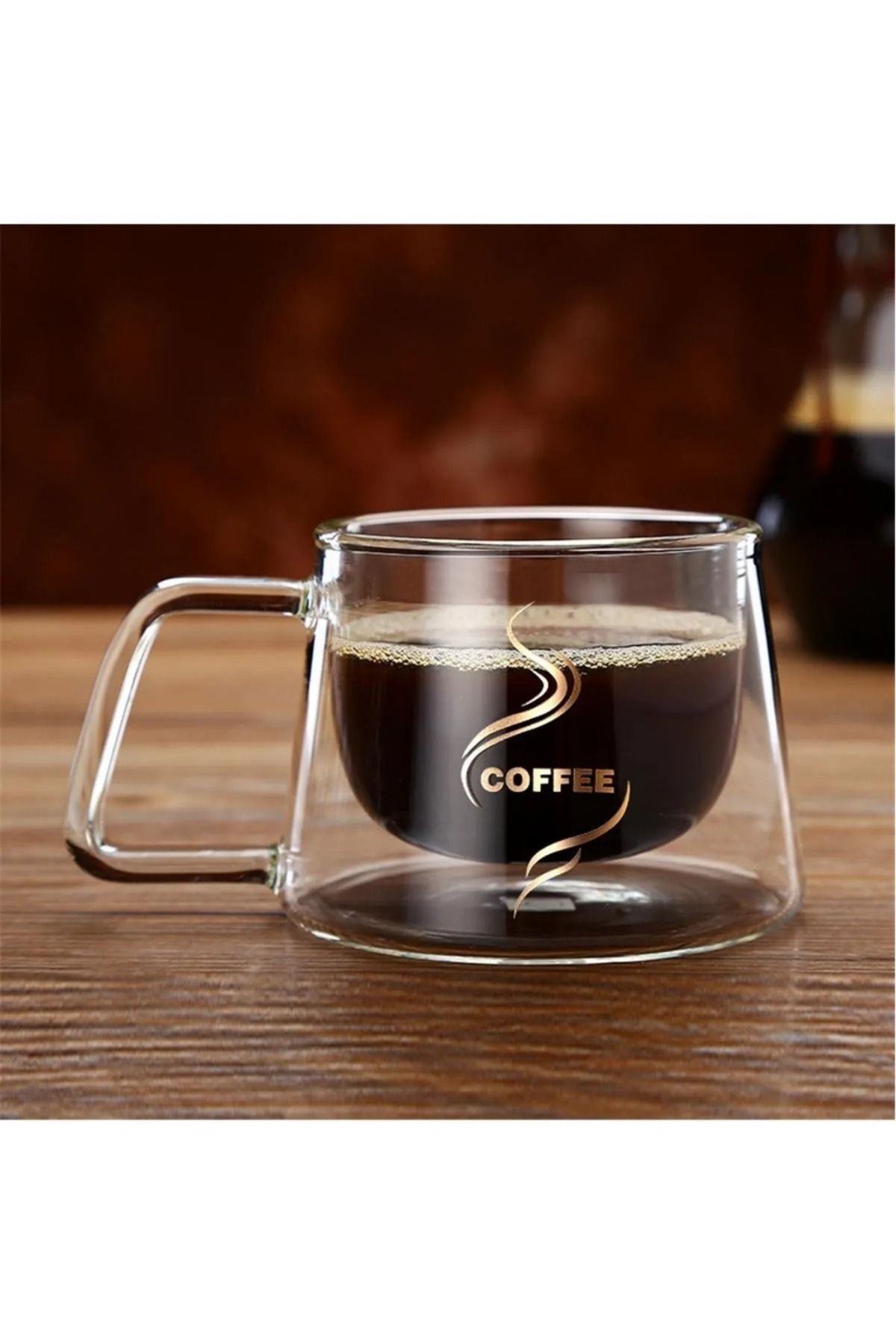 777Home 200 Ml Çift Camlı Bardak