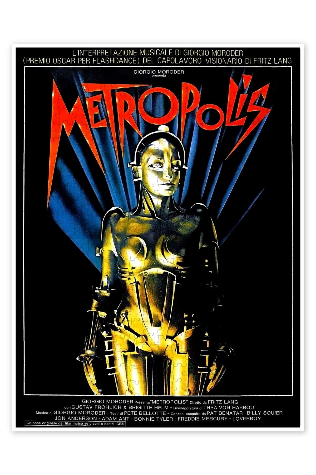 Jeronkarji Metropolis 500 Parça Puzzle Yapboz Klasik Film Temalı