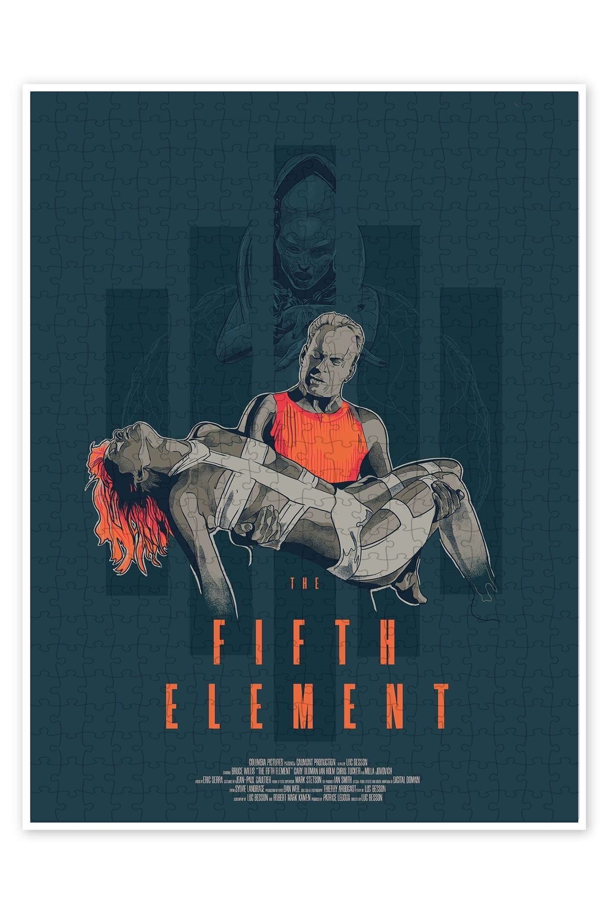 Jeronkarji Beşinci Element 500 Parça Puzzle Yapboz Klasik Film Temalı