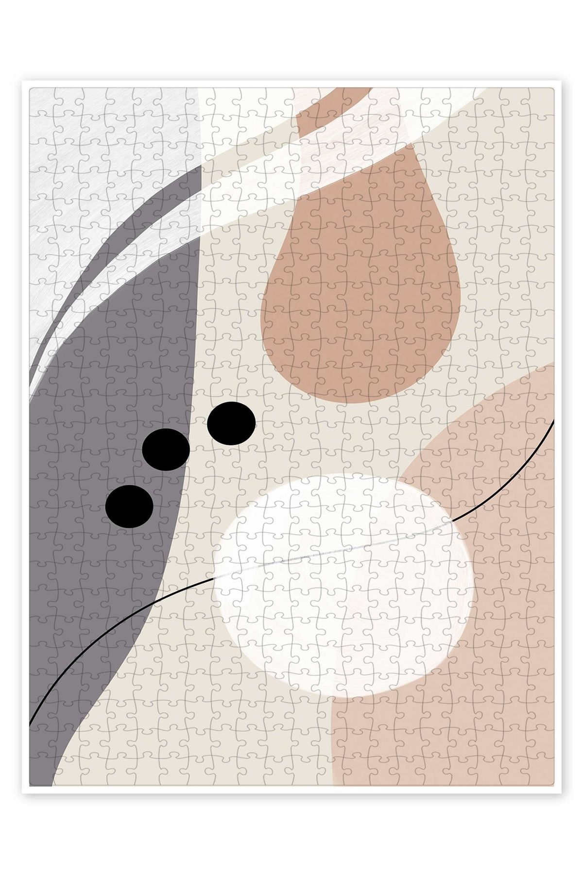 Jeronkarji Nordic Abstract III 500 Parça Puzzle Yapboz Bohem Soyut Sanat Temalı