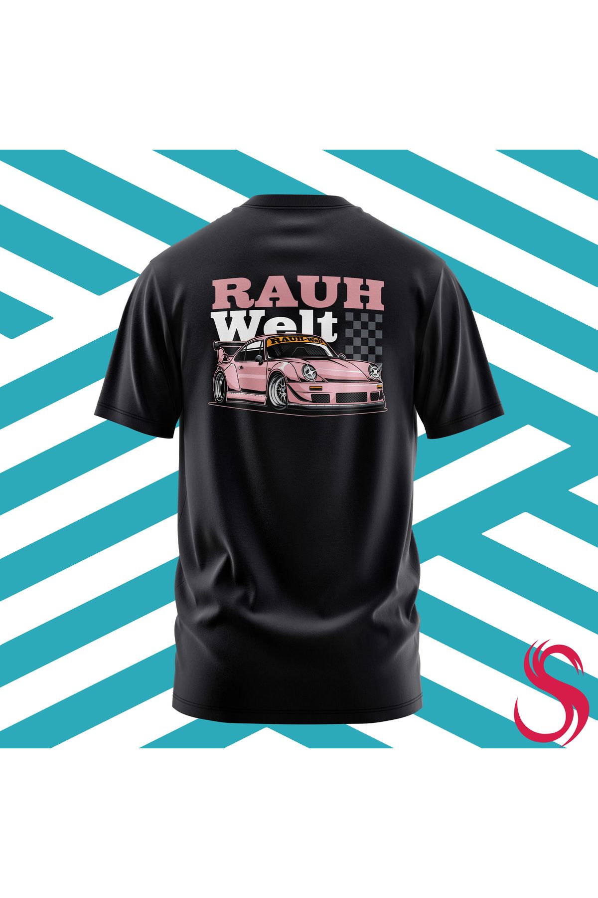 Scudetto T-Shirt RWB Pink Unisex Tişört
