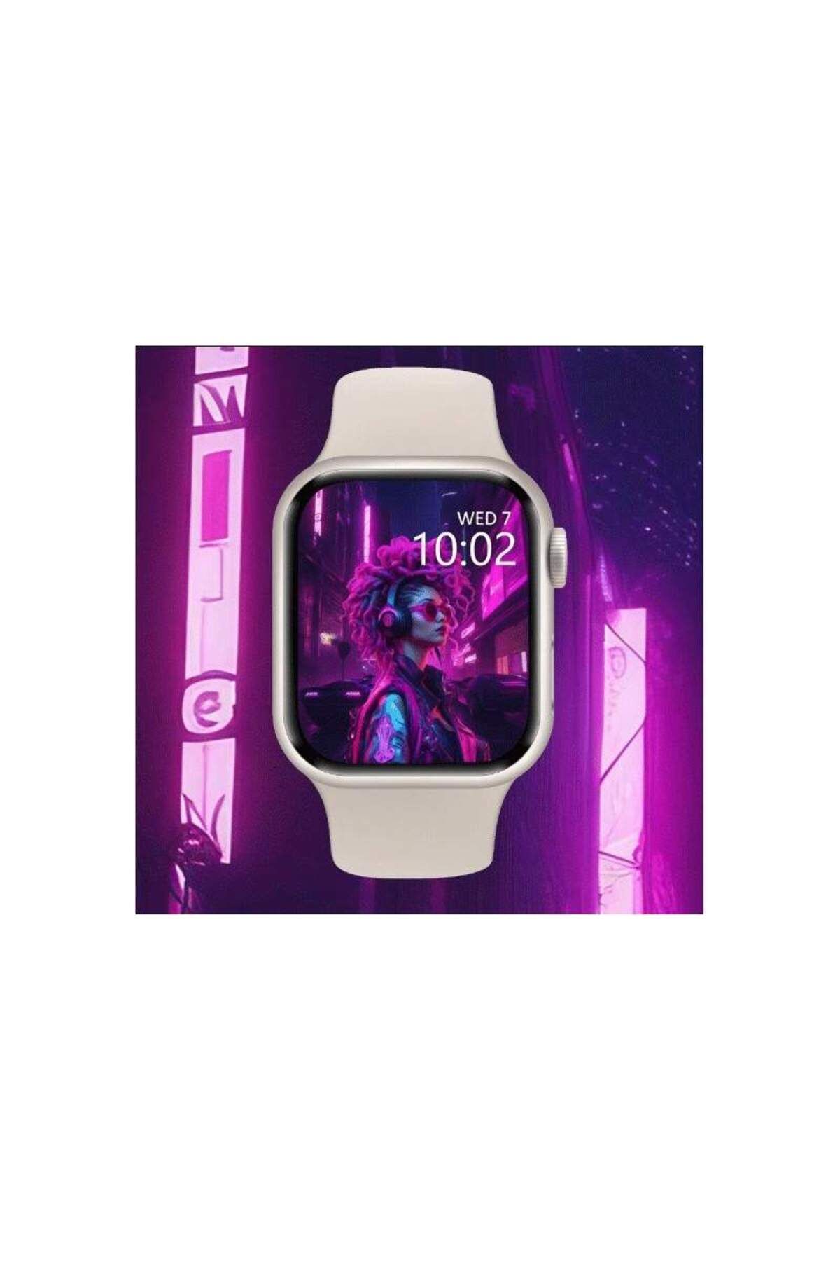 SIKS-Series 7 Smartwatch Compatible with Android and IOS, Bluetooth, Fitness Function, Touch Screen 5