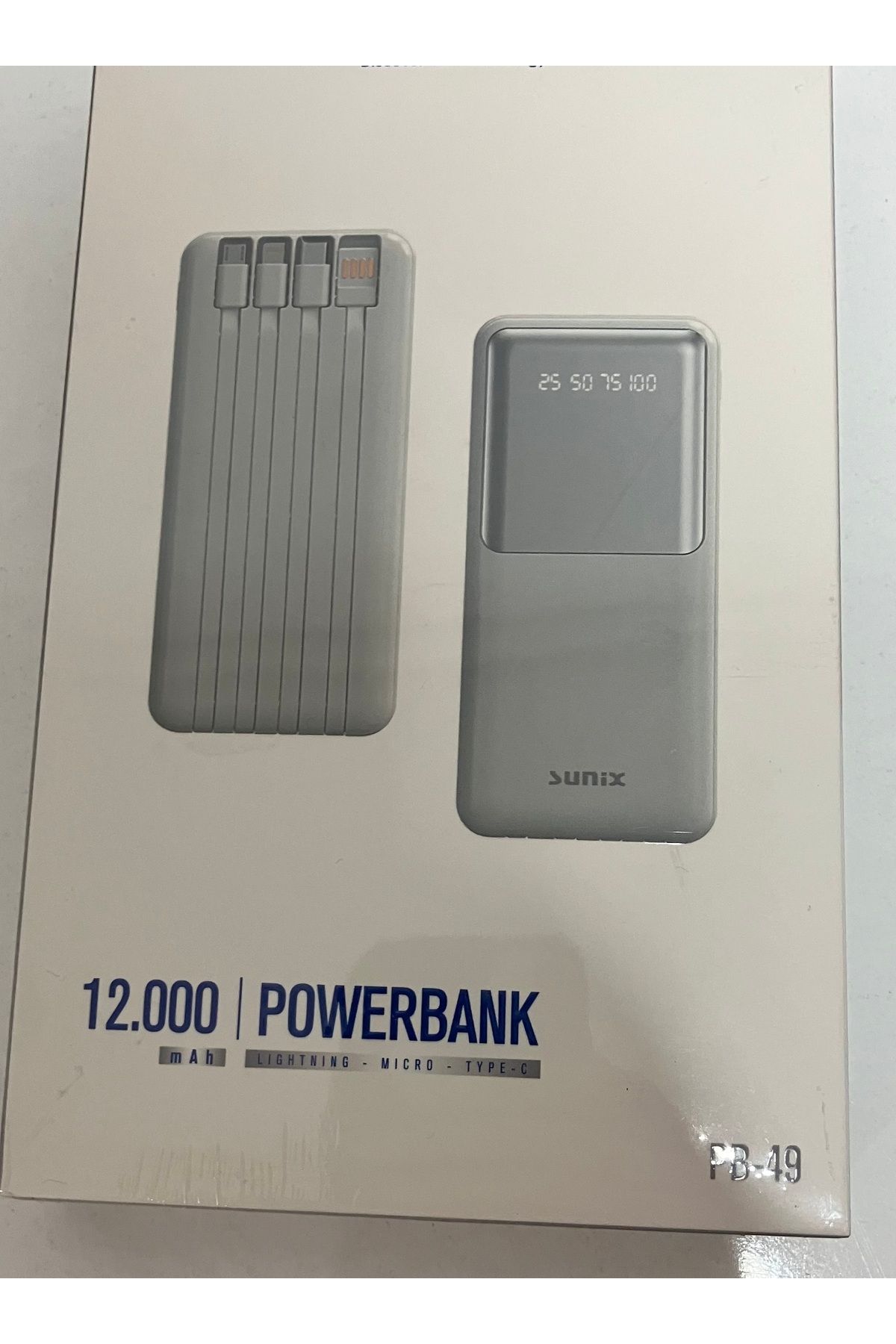 SUNIC 12.000 mAh POWERBANK PB-49 Serisi