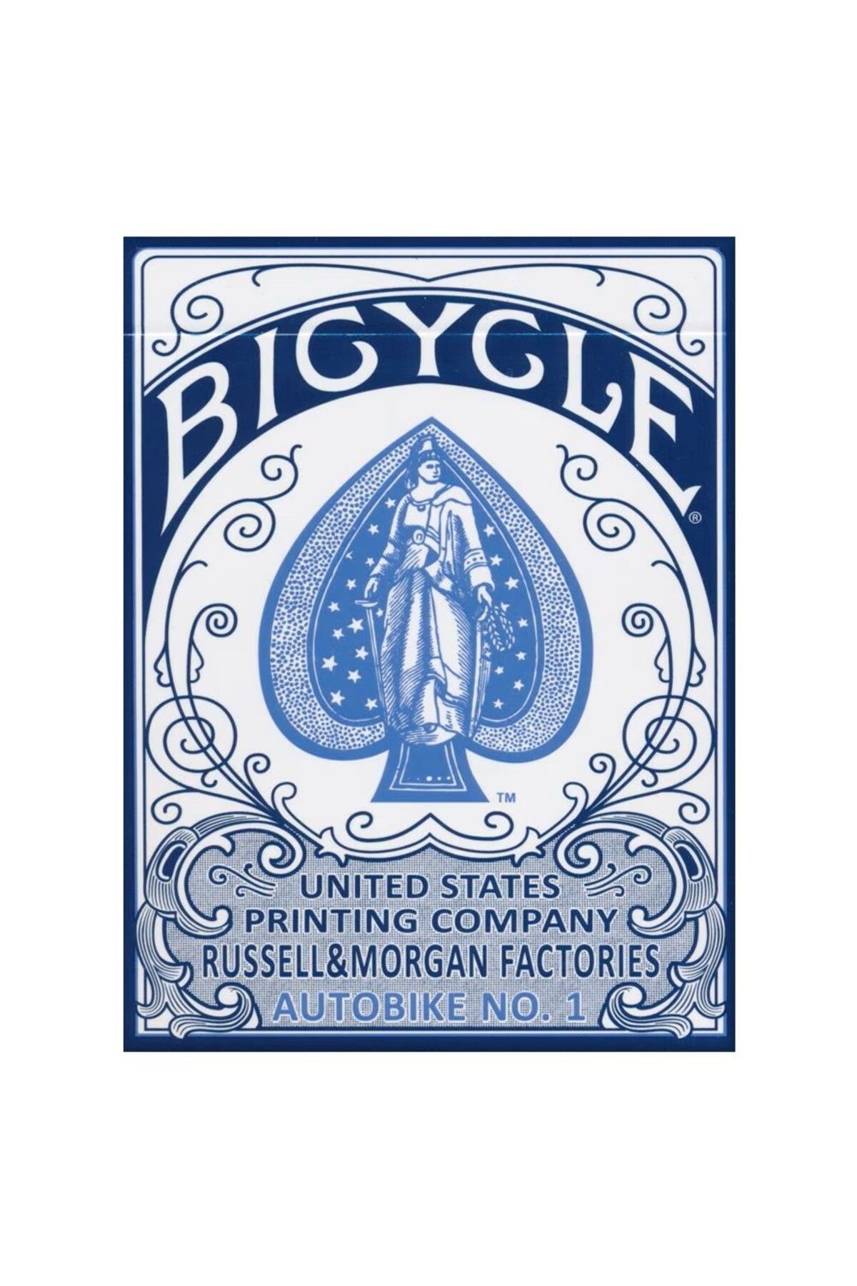 Bicycle ® Russell&Morgan Autobike No.1 - Mavi Oyun İskambil Kartı