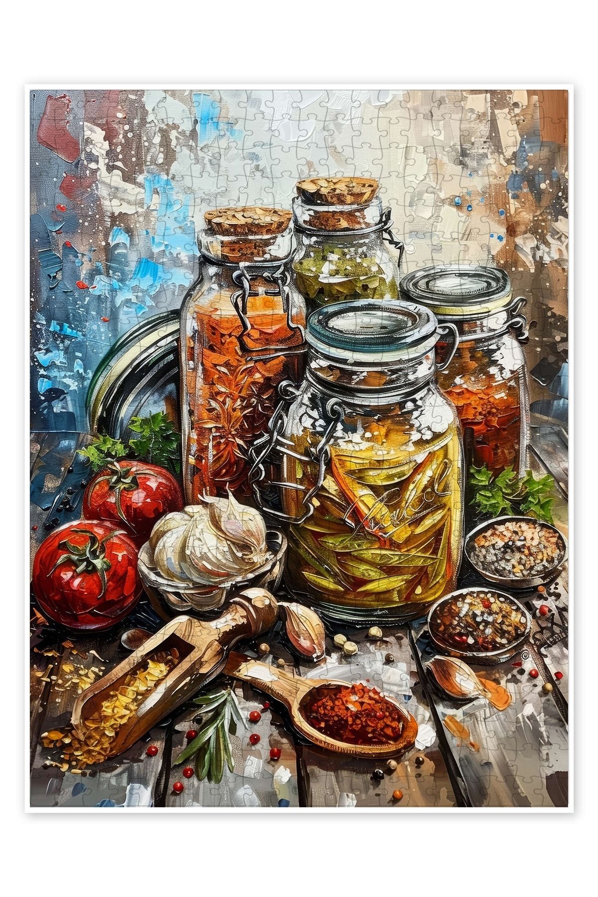 Jeronkarji Sebze Hasadı 500 Parça Puzzle Yapboz Mutfak Temalı Yetişkinler için