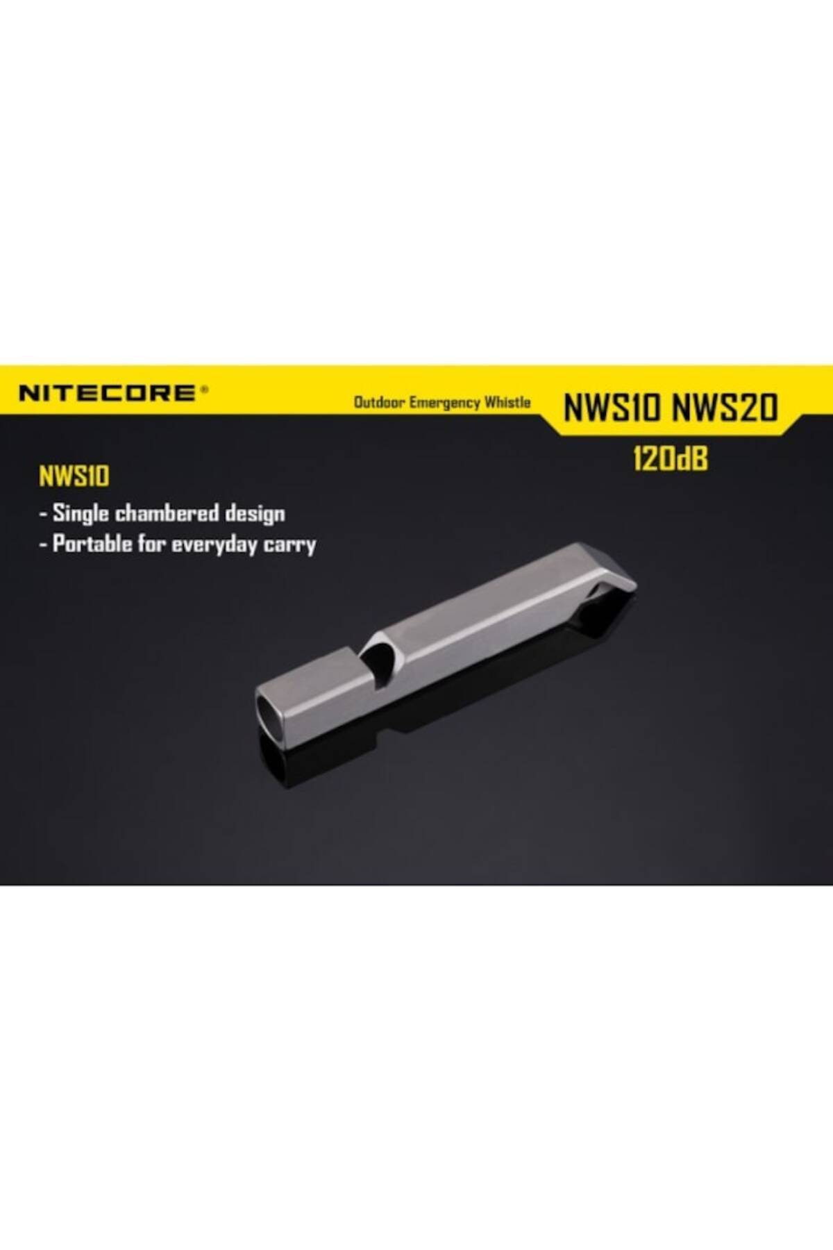 Nitecore-Survival Whistle Nitecore NWS10, Made of Titanium 3